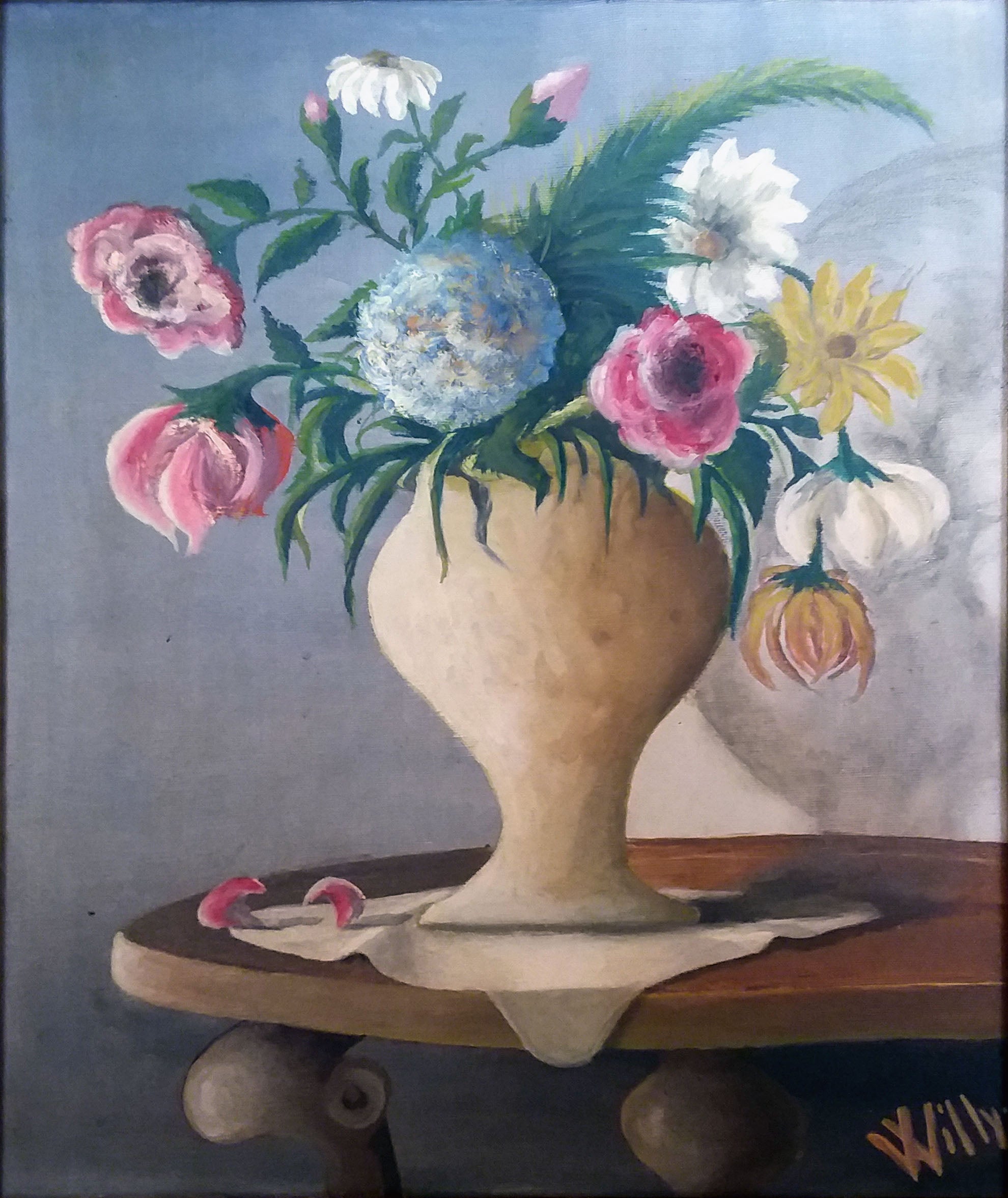 Willy Parodi - Jarrón de flores