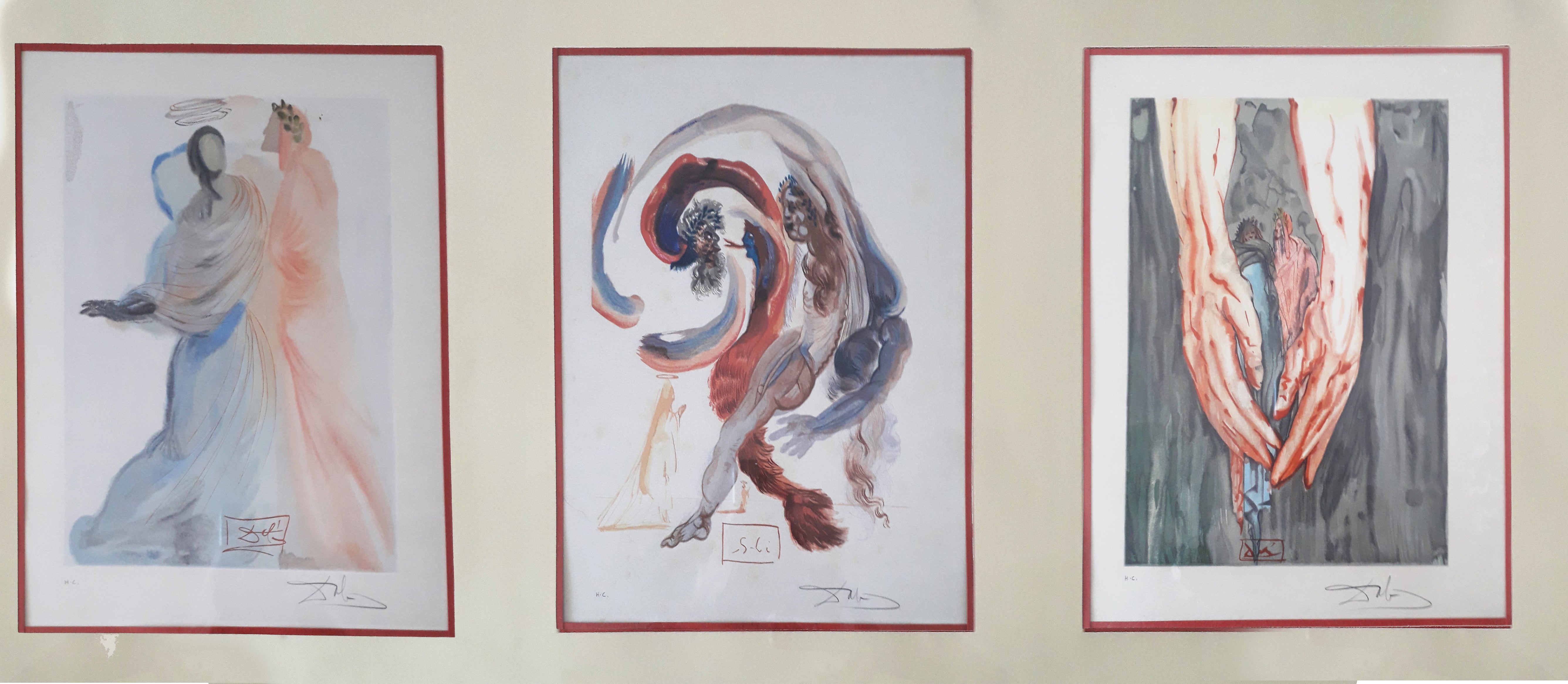 Salvador Dalí - Triptych - Hell, Purgatory and Paradise