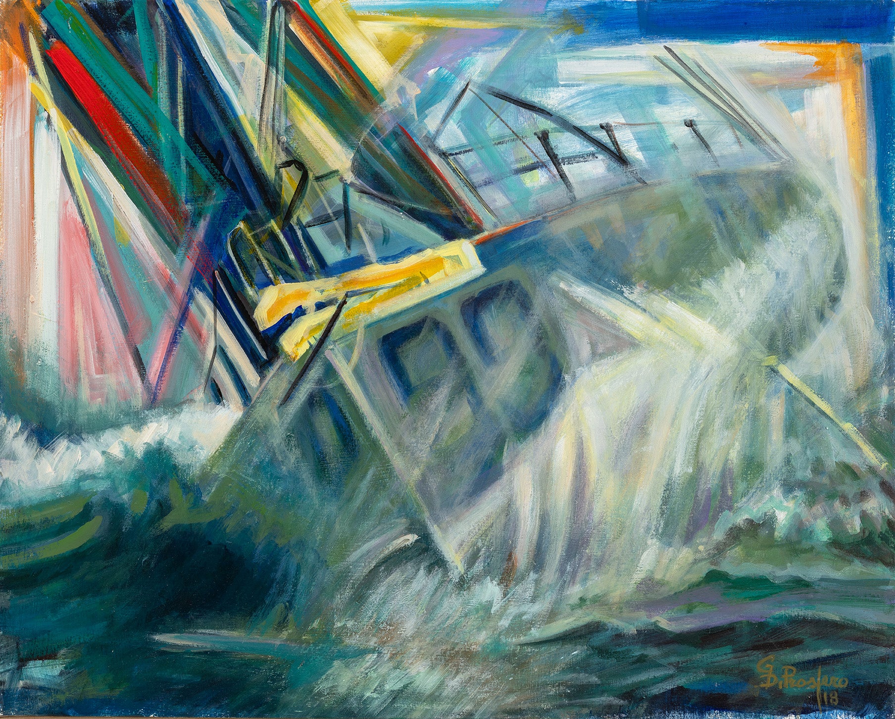 Gino Di Prospero - Durante la regata