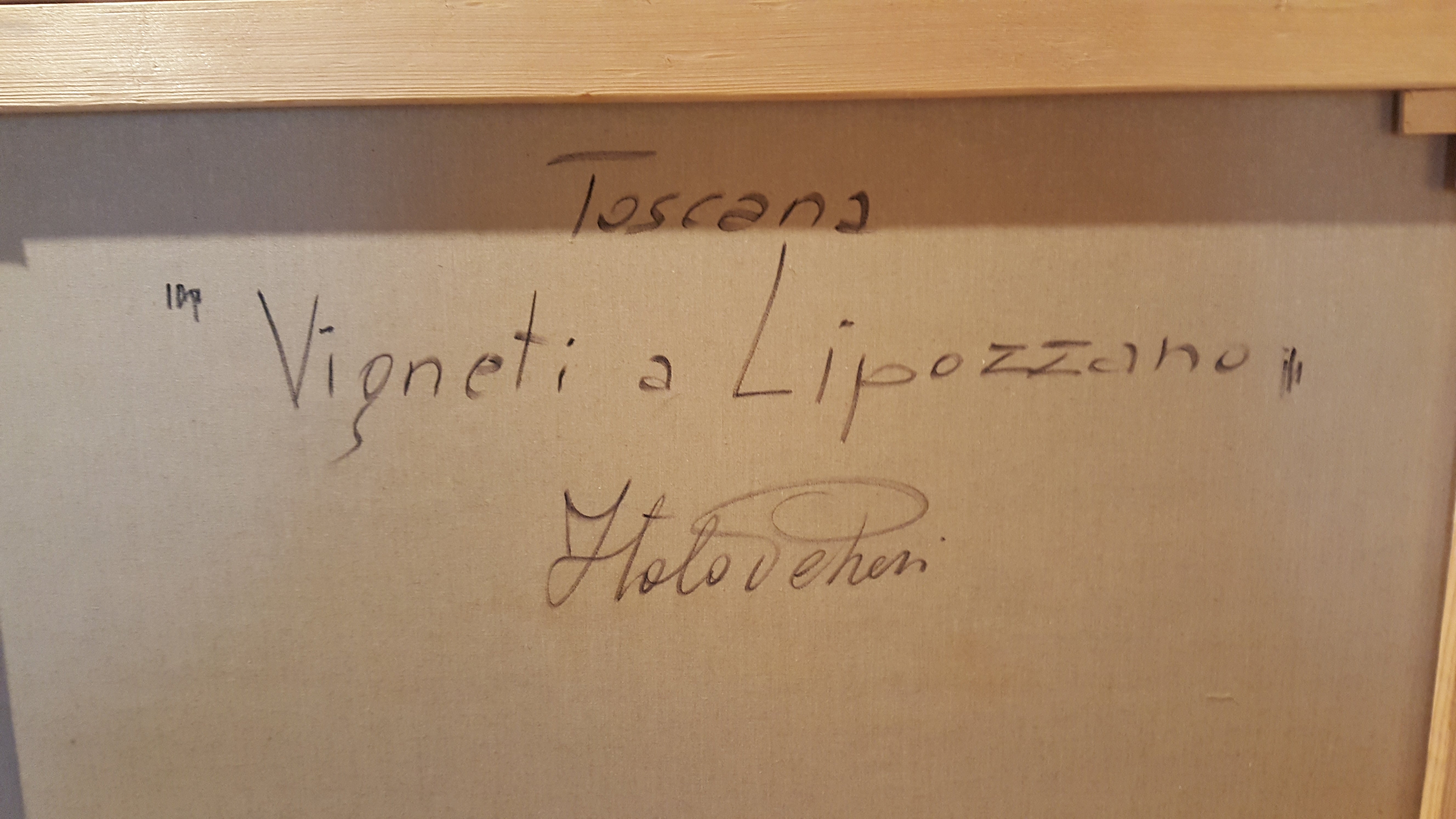 Italo Petreni - Vigneto a Lipozzano