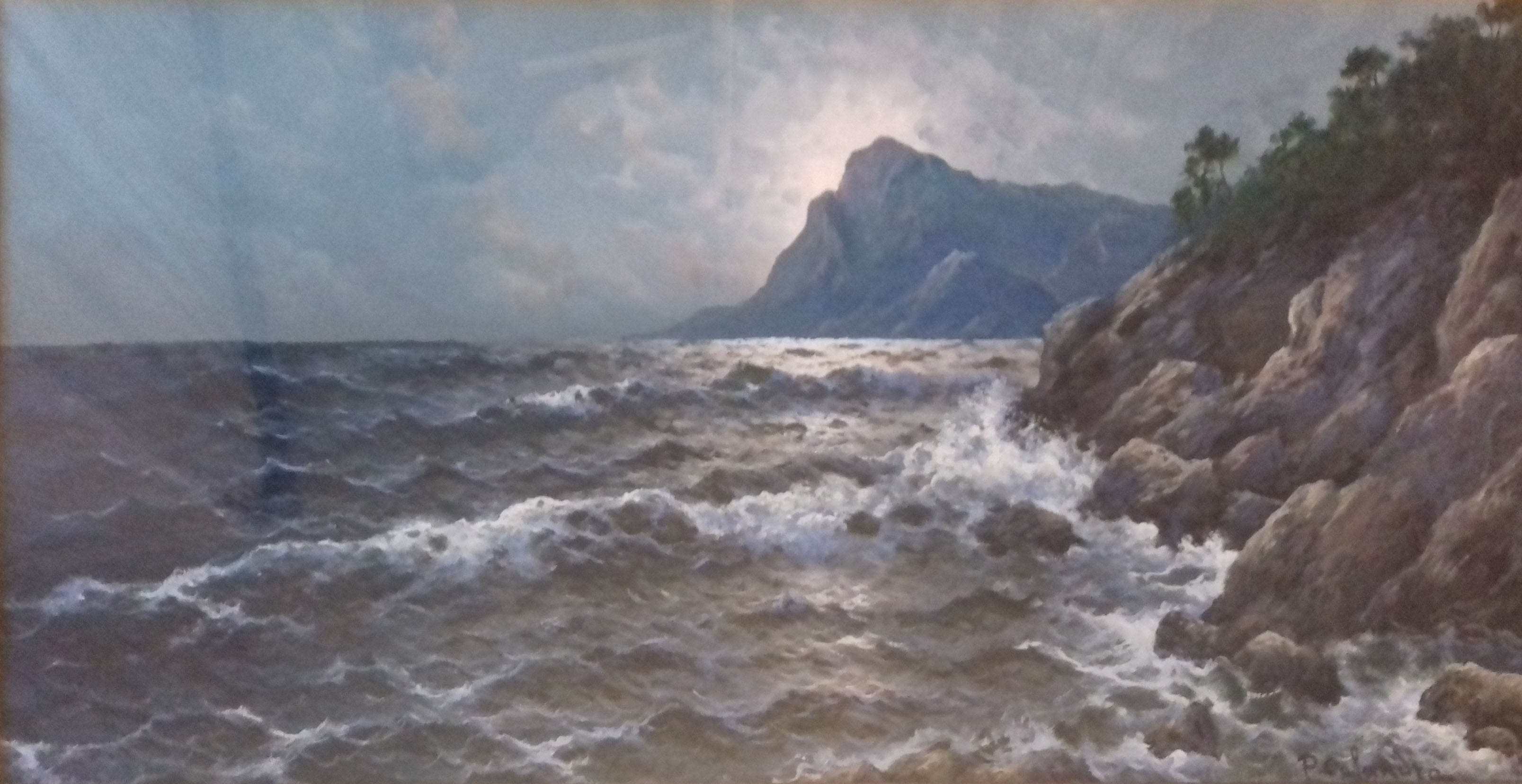 Piero Calandra - Mareggiata