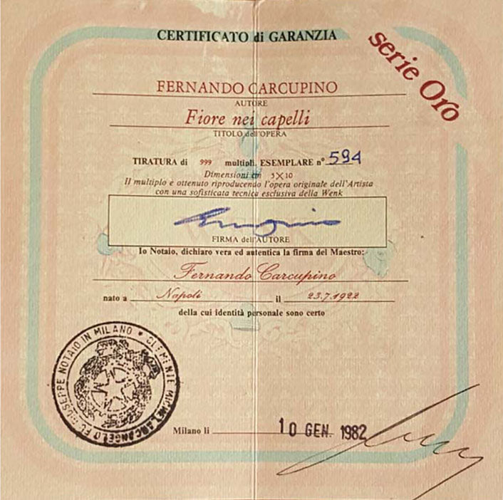 Fernando Carcupino - Fiore nei capelli
