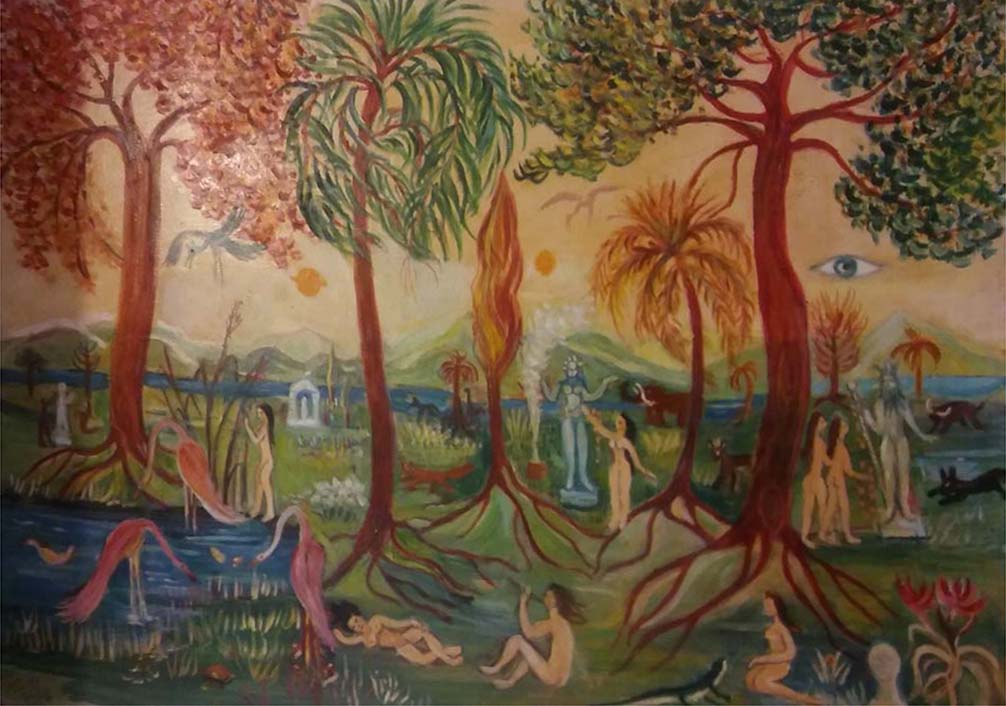 Elsa Raffo - Il bosco con farfalla