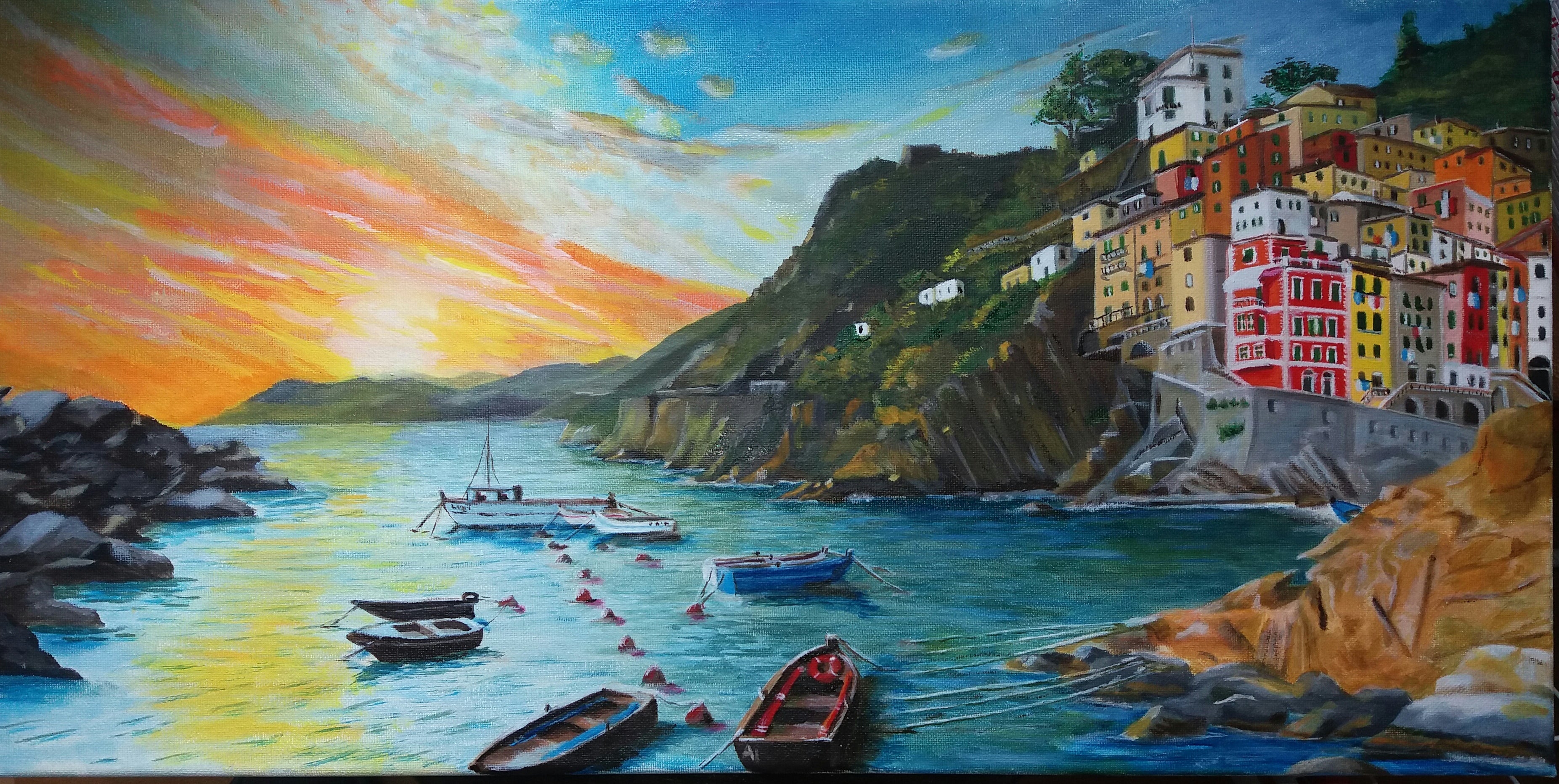 AUTUMN SUNSET IN RIO MAGGIORE