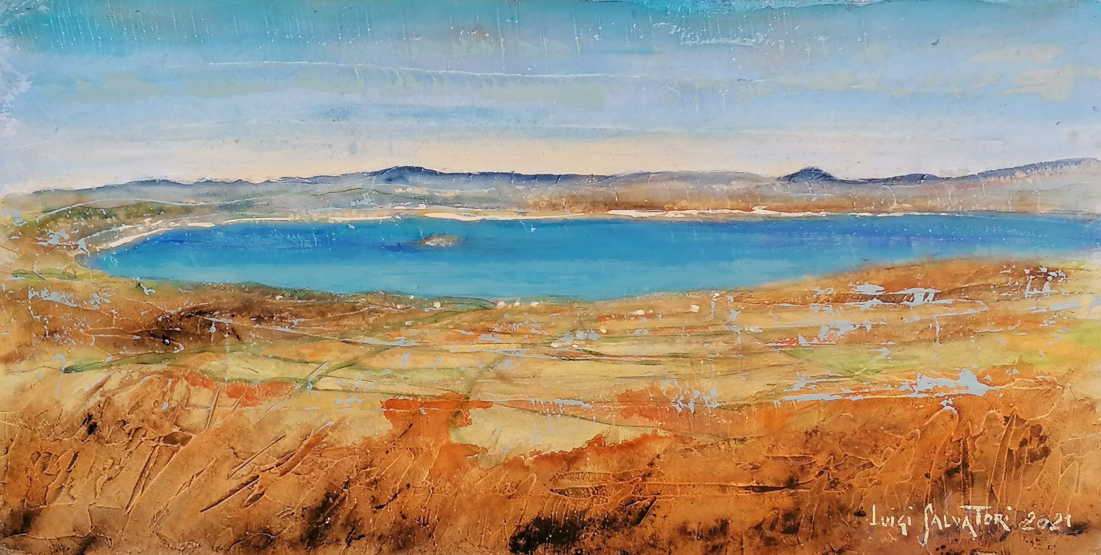 Tramontana wind on Lake Bolsena