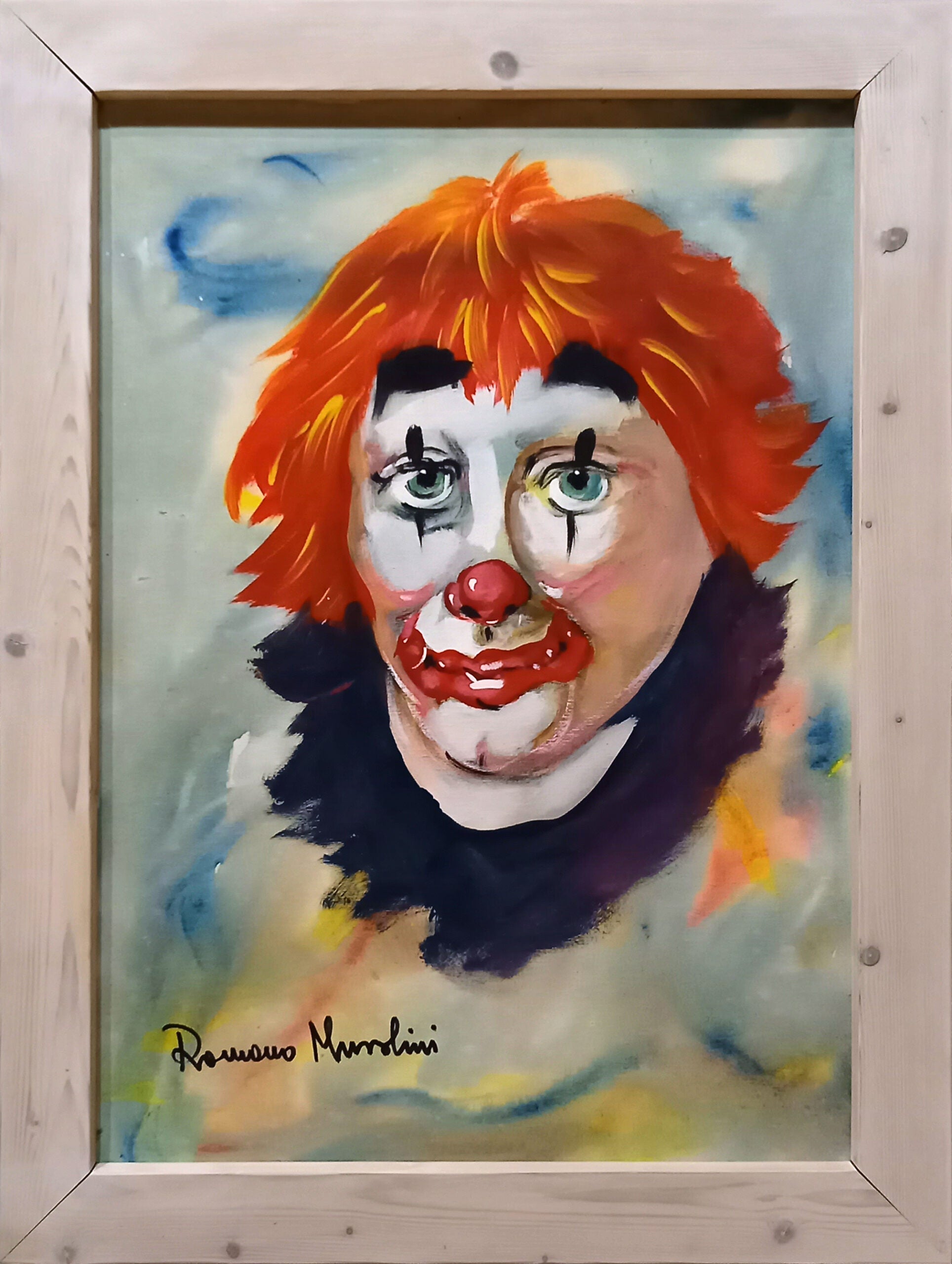 Romano Mussolini - Clown con capelli rossi