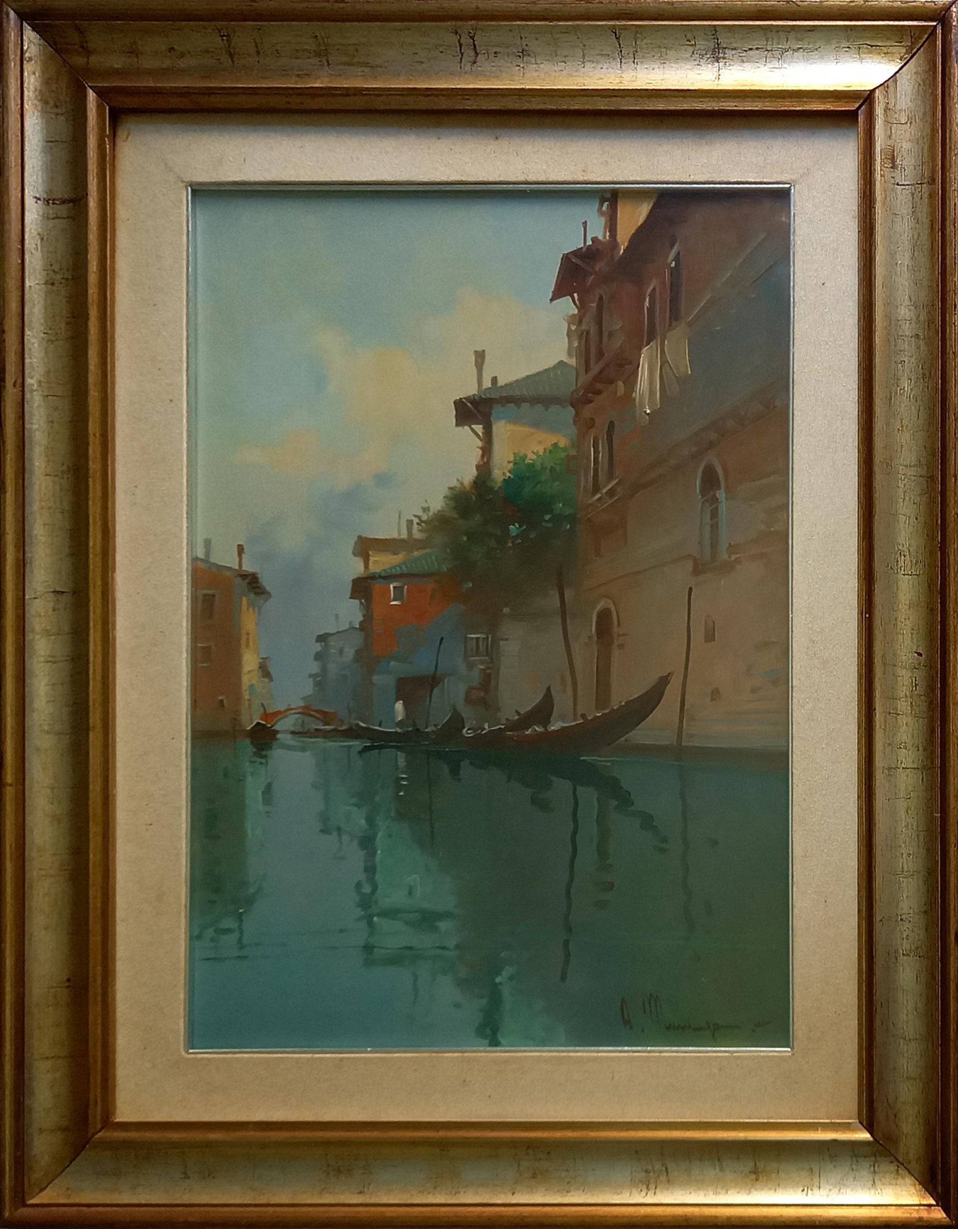Aldo Marangoni - Figura del Settecento, calle Veneziana