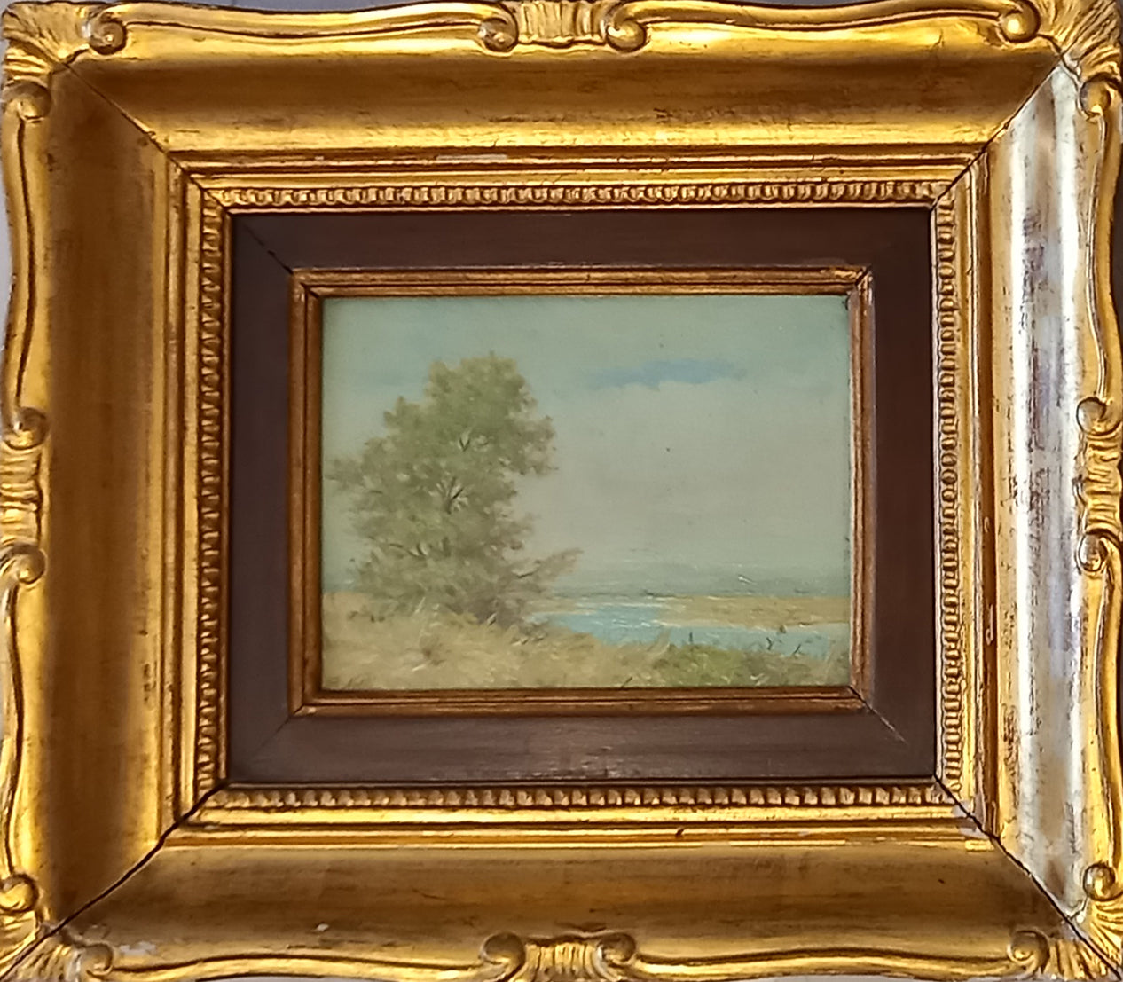 Primo Nolli - Árbol en el río