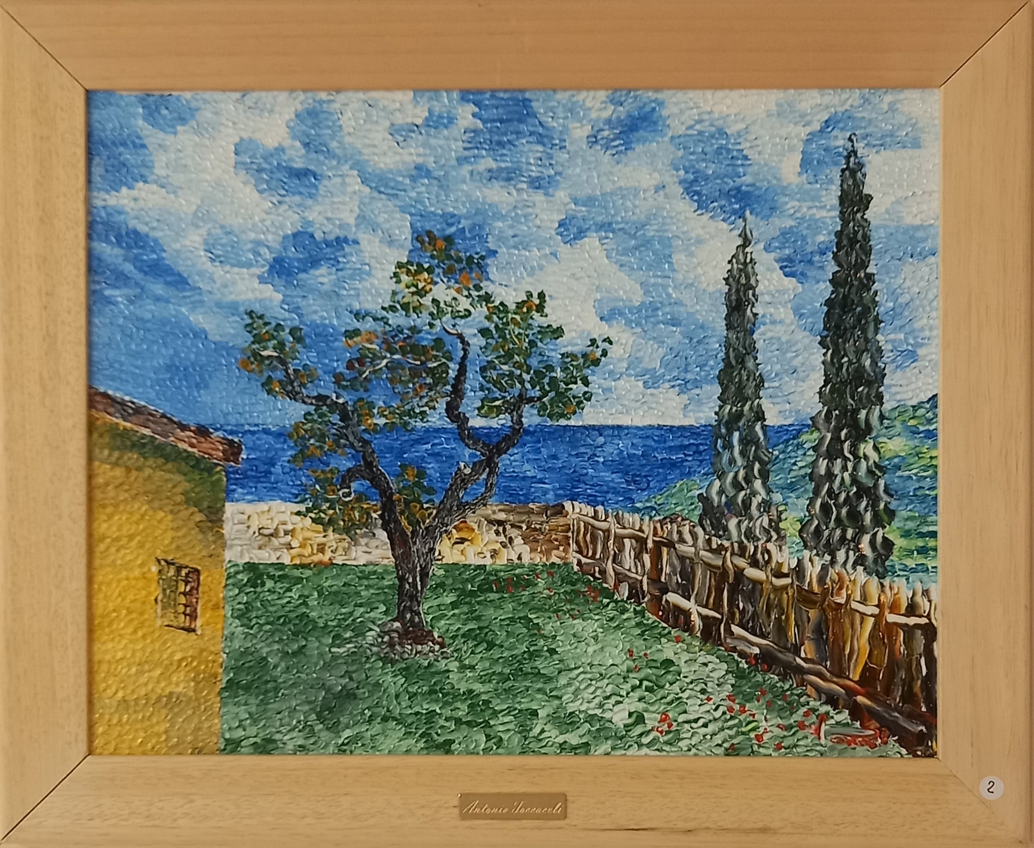 Antonio Toccaceli - Angolo con due cipressi