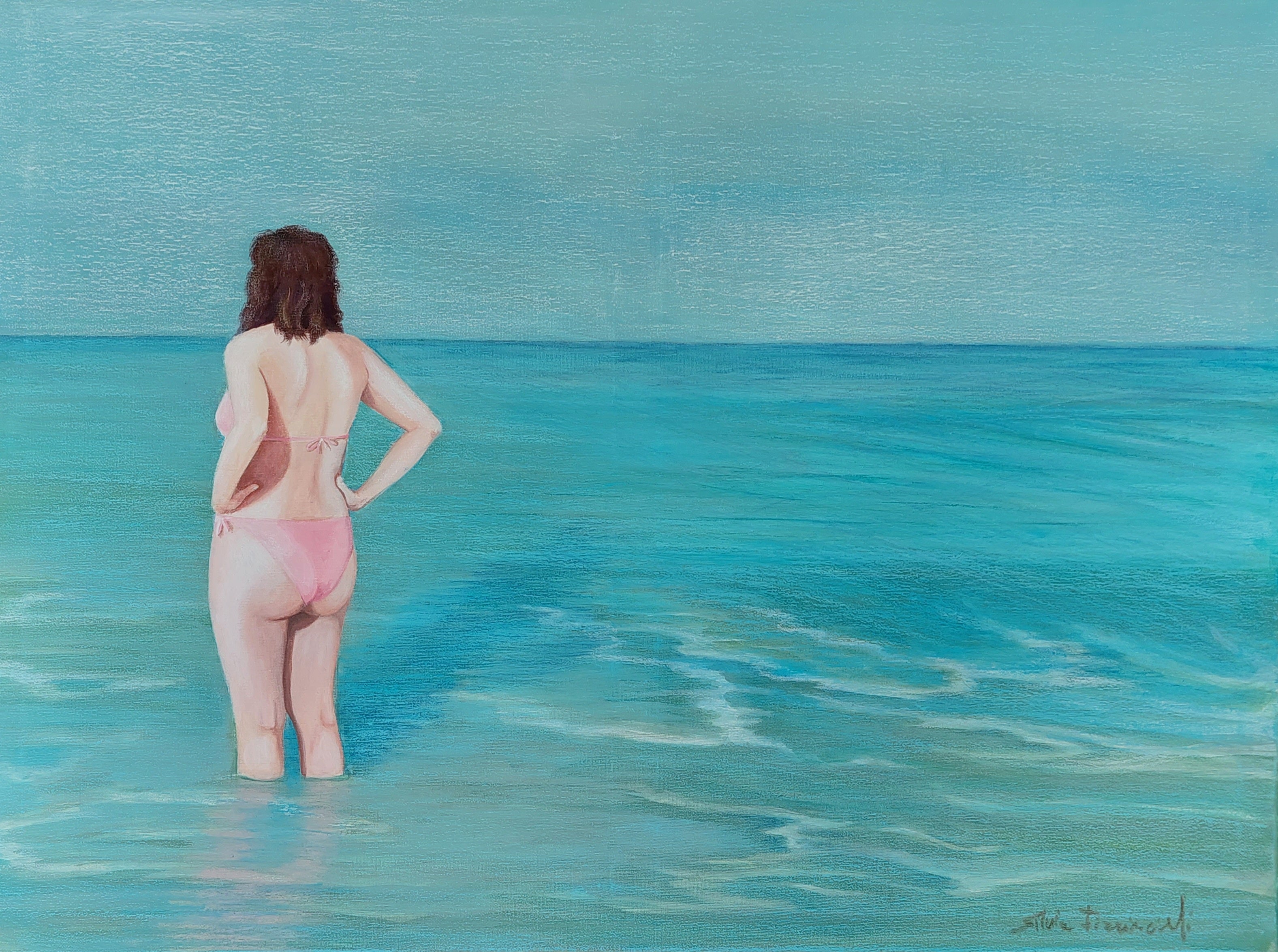 The sea in the morning