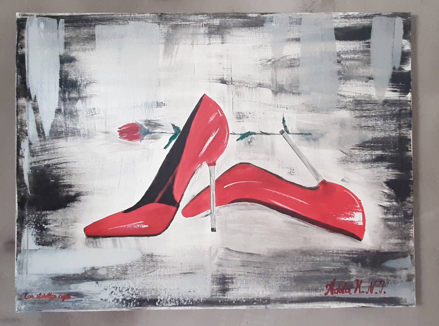Los stilletos rojos