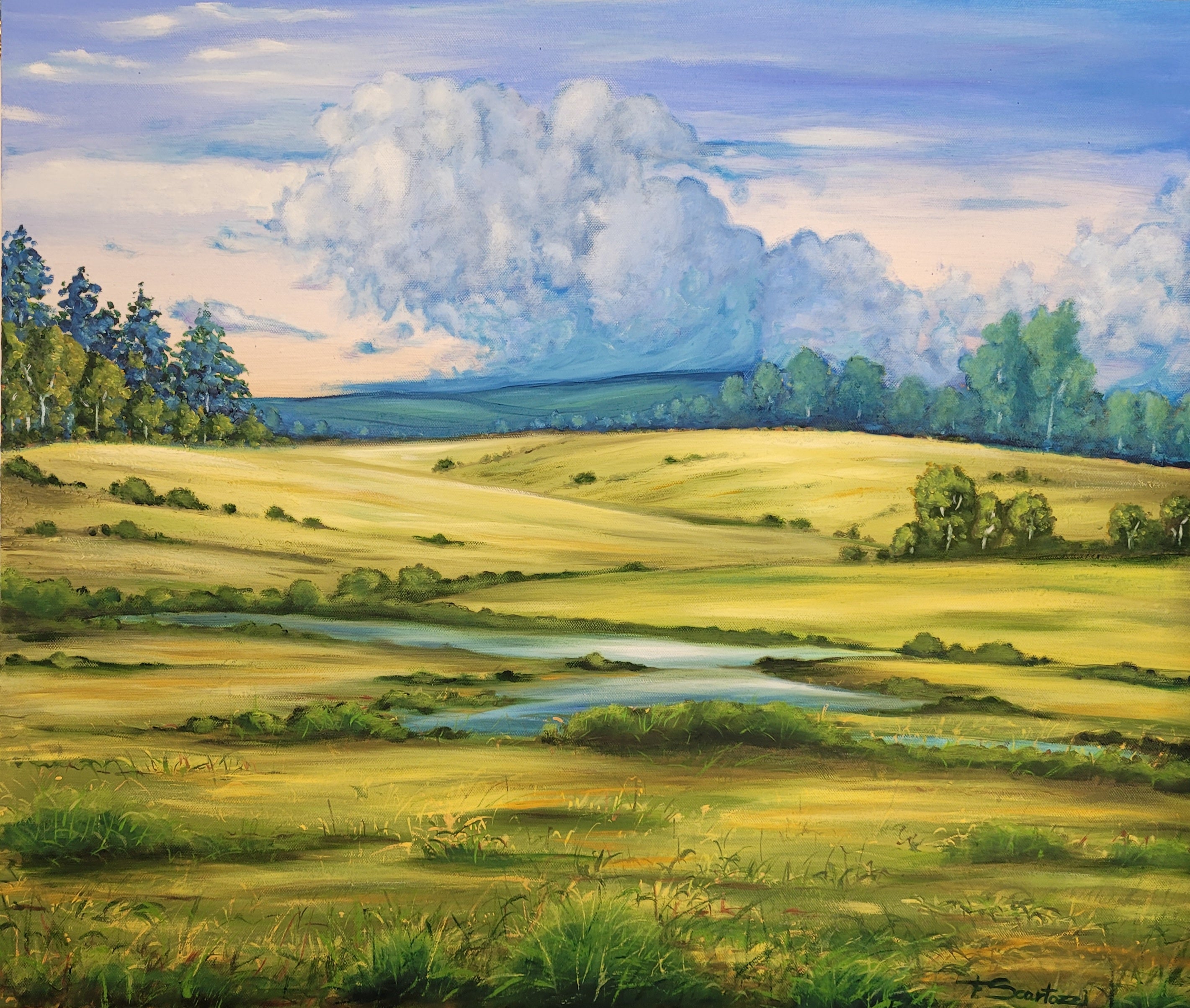 A green valley
