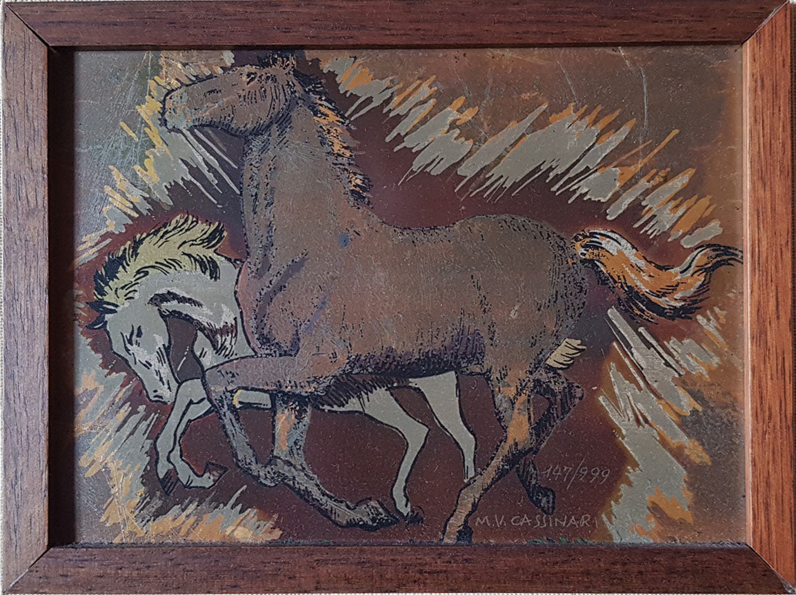 Vettor Cassinari - Caballos en el viento