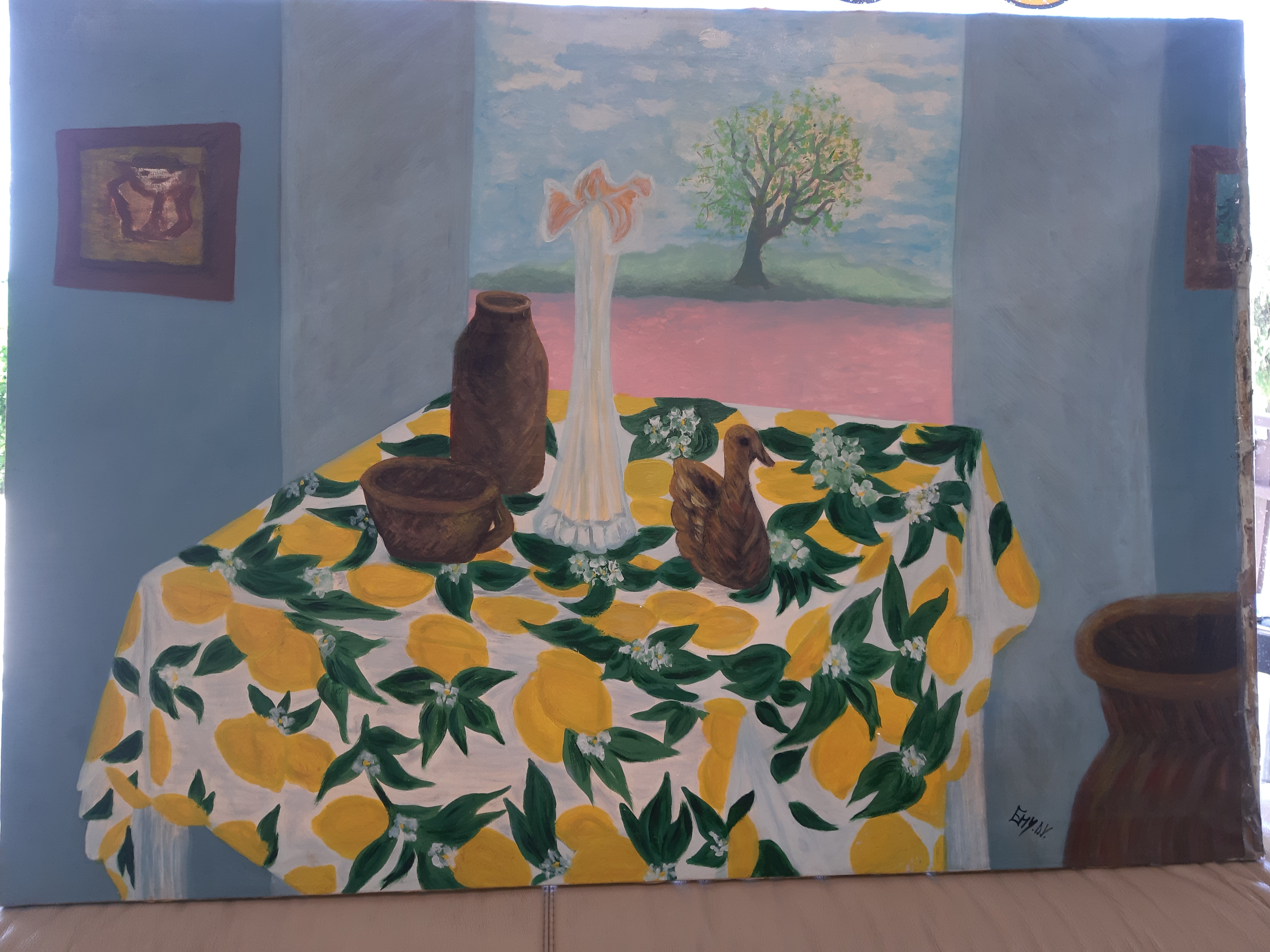 The vase