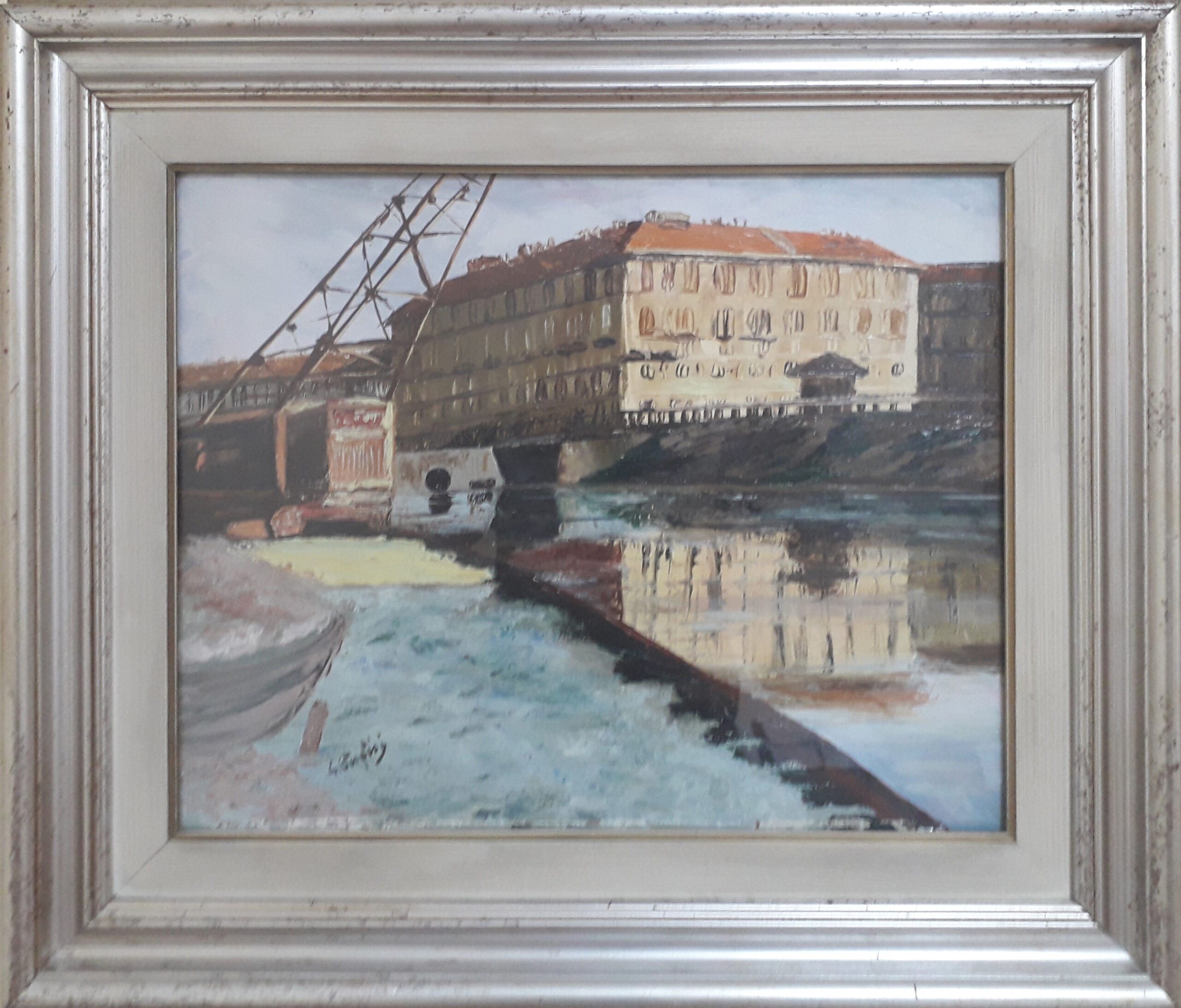Giovanni Puglisi - Senza titolo (scorcio su canale)