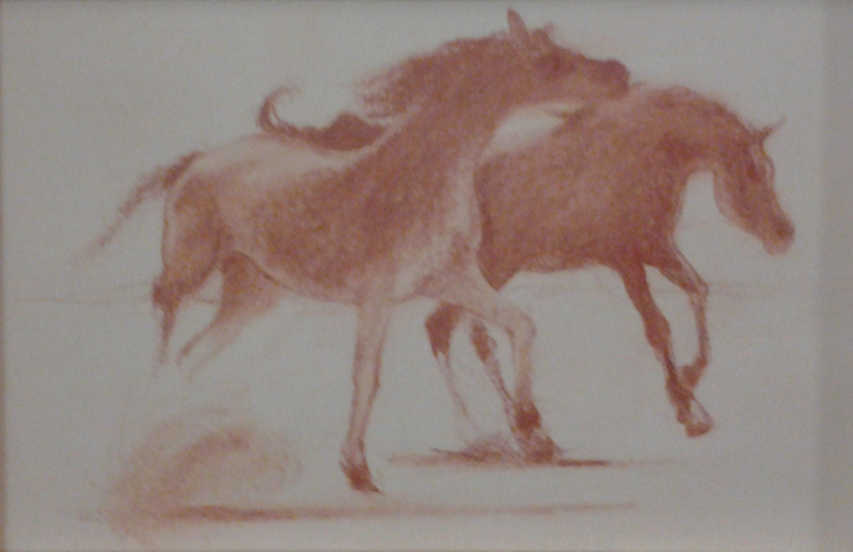 Giuseppe Fuschi - Horses in the Desert