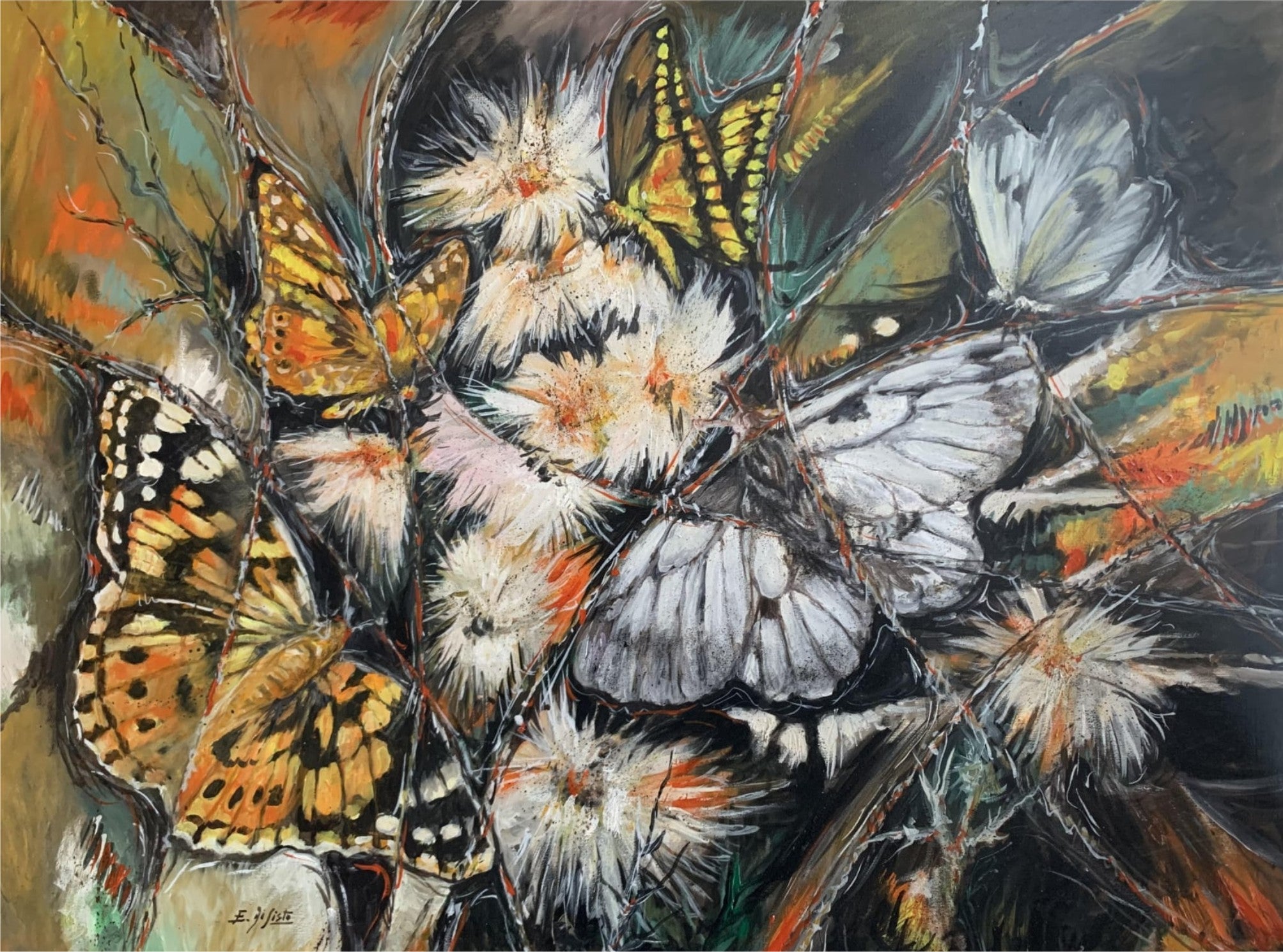 CACTUS Y MARIPOSAS