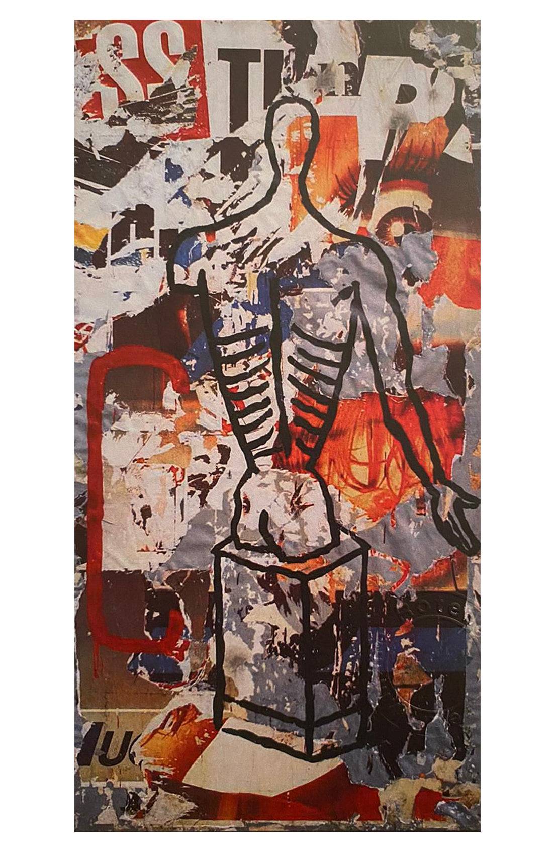Mimmo Rotella - Homenaje a De Chirico