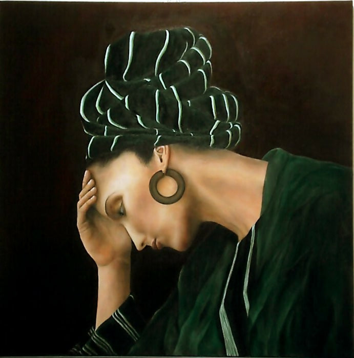 woman in meditation