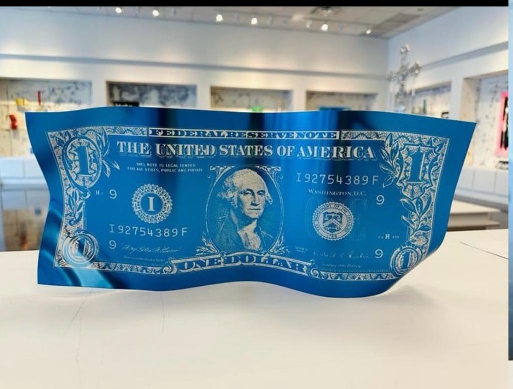 Karl Lagasse - New One Dollar Blue Pink KL