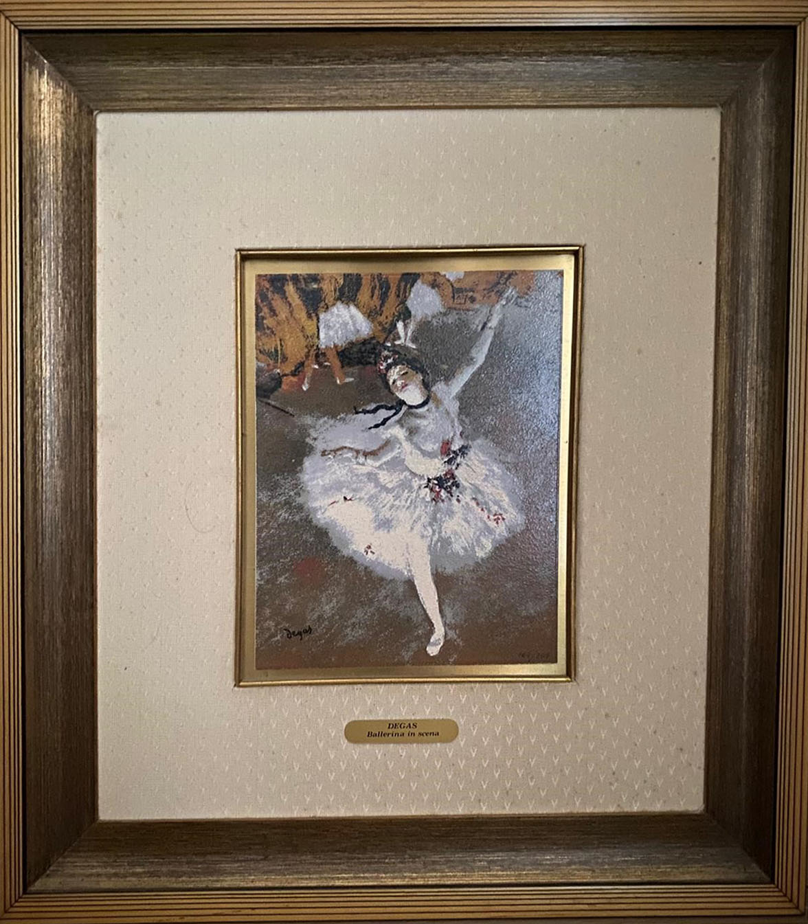 Edgar Degas (d'après) - Dancer on stage