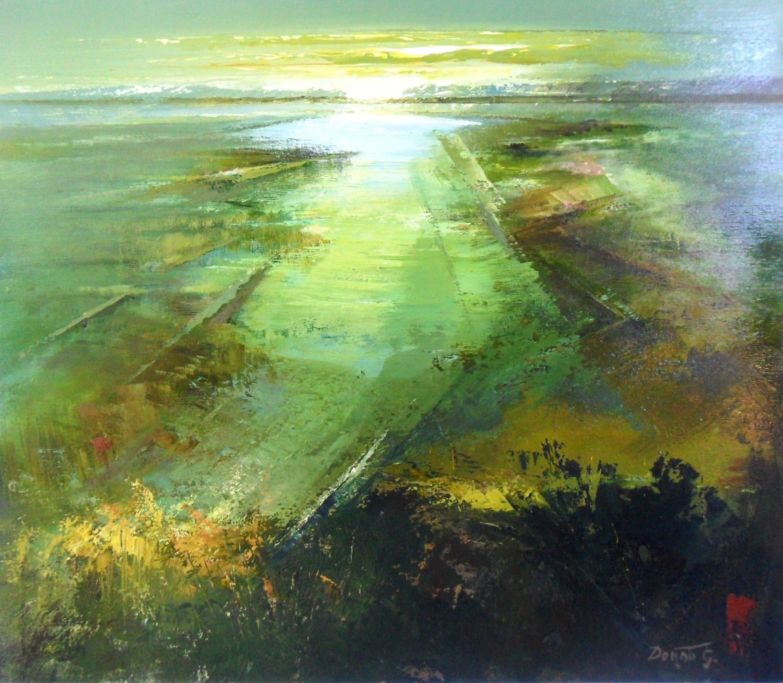 Giuseppe "Pino" Donati - Valley Landscape