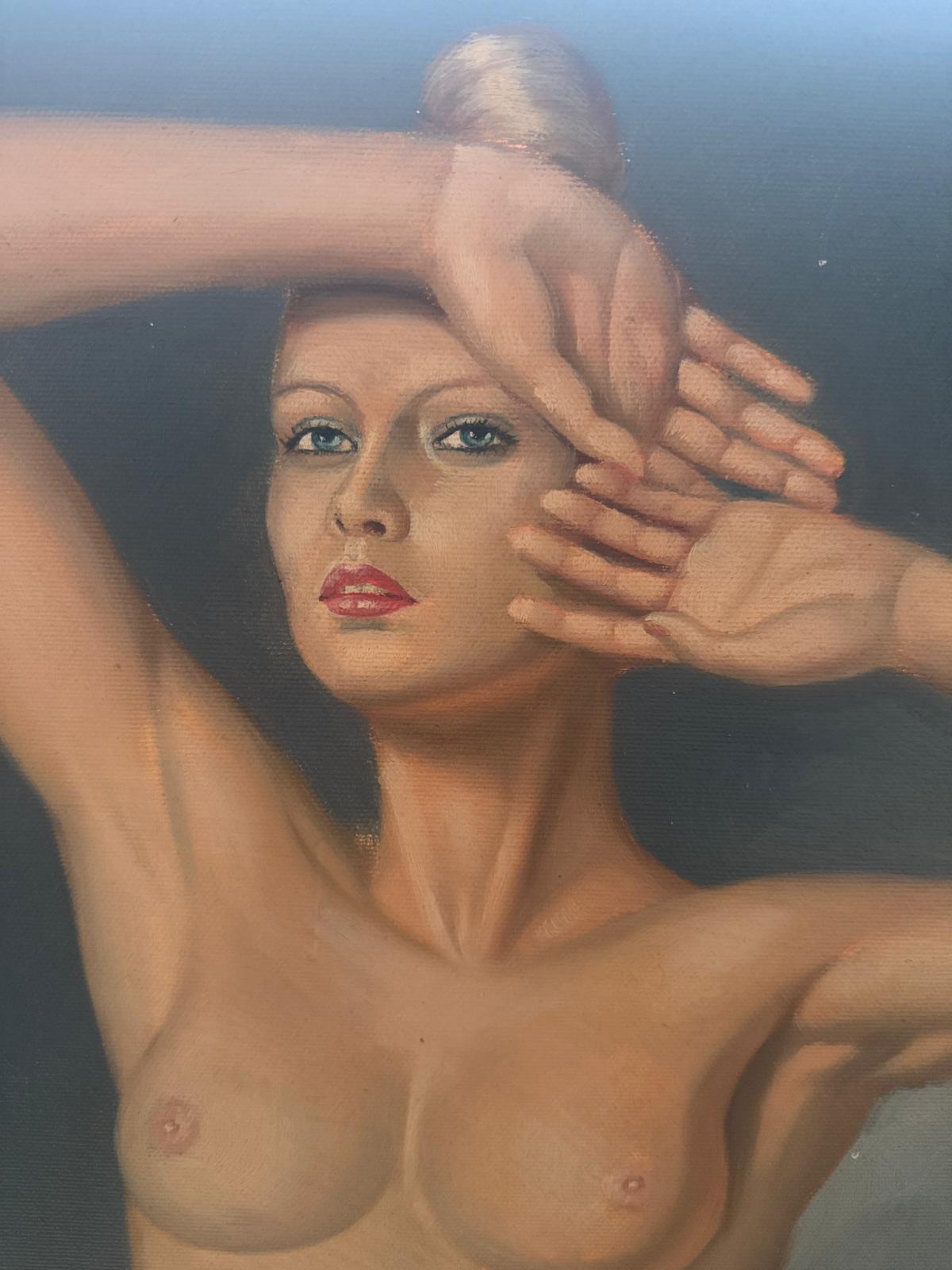 Senza titolo (nudo femminile) – Olio su tela – Mariolino da Caravaggio
