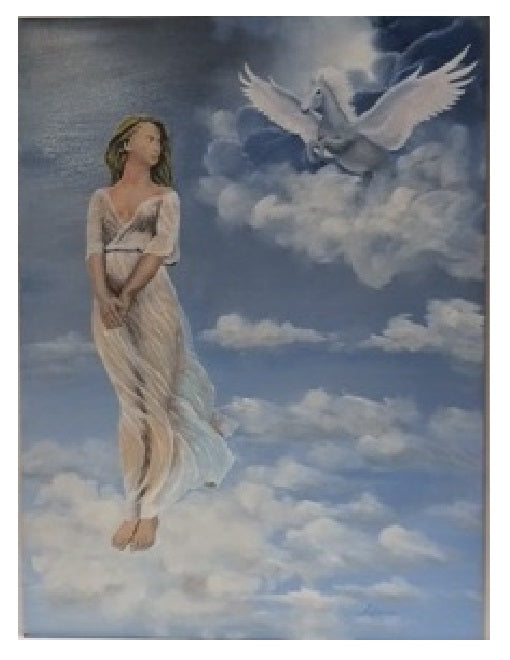 (35)S22 - OIL ON MDF - 30x40 - I WAS WAITING FOR YOU