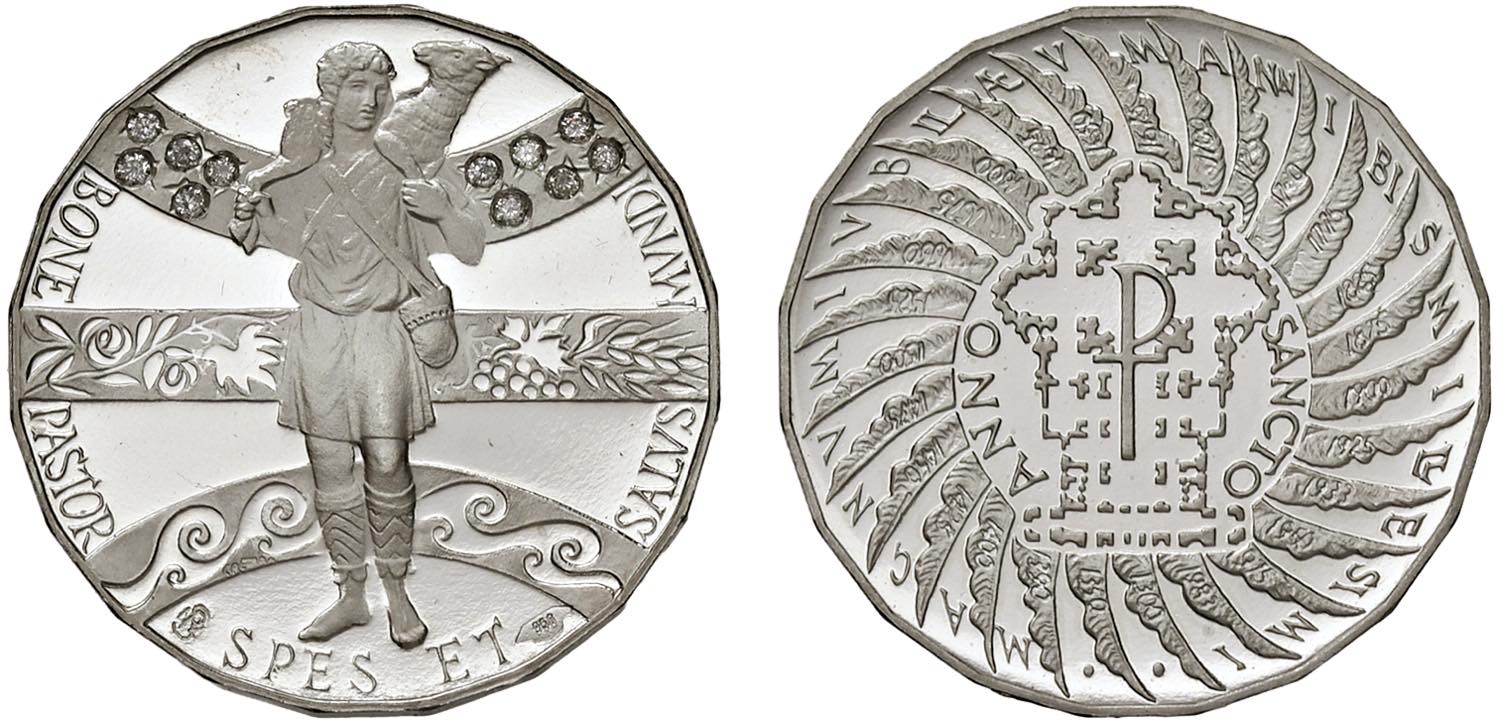 Año Santo 2000 Platino - Ipzs