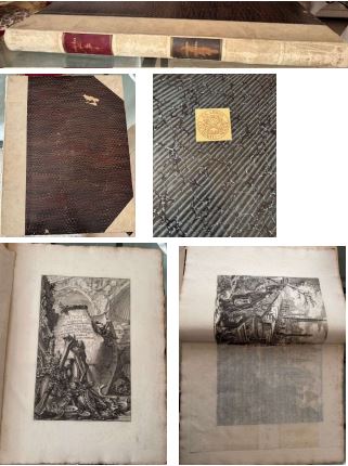Antigüedades romanas - Giambattista Piranesi/Firmin Didot Brothers Libraj (4 volúmenes)