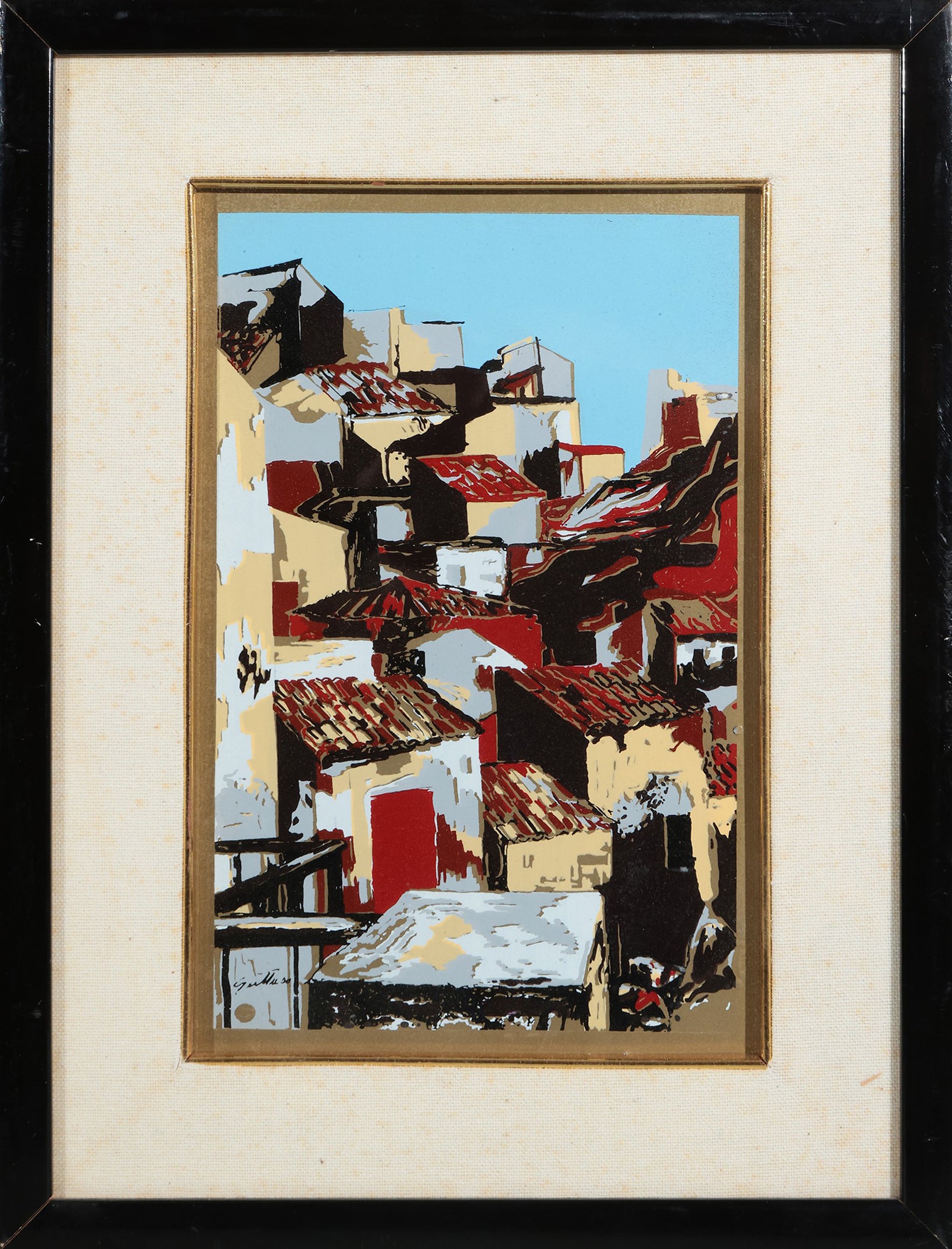 Copy from Roman Artisans - Renato Guttuso, Landscape Houses (Copy 31)