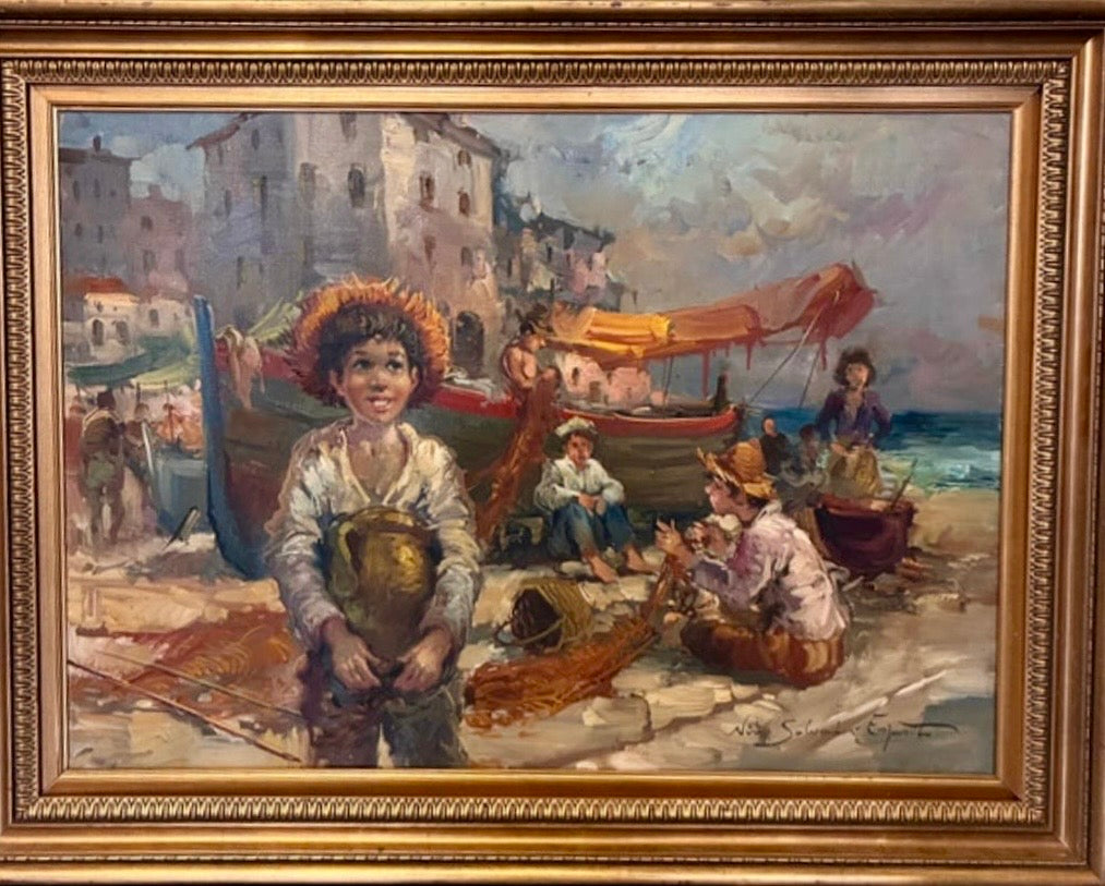 Scugnizzo – Olio su tela – Nino Salvadori Esposito