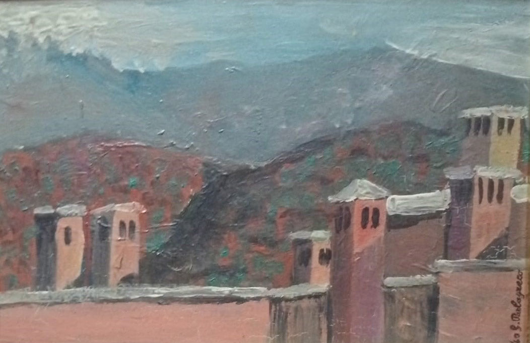 Graziella Paolini Parlagreco - Paisaje con torres