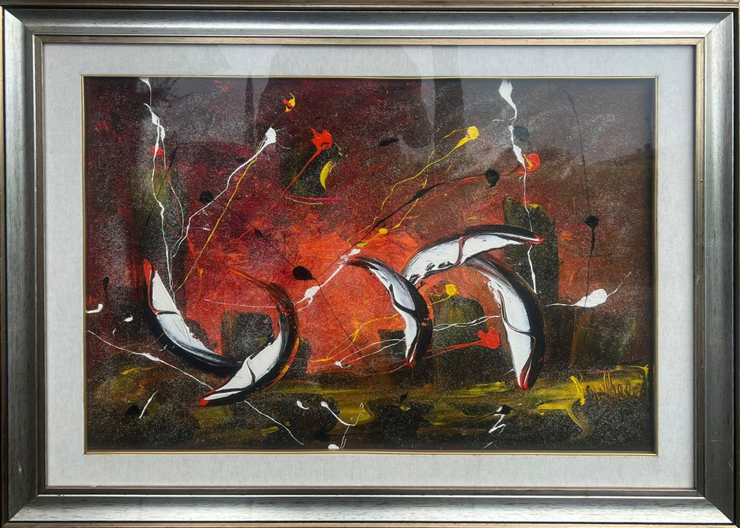 Unknown Author - Untitled (Abstract Red Background)