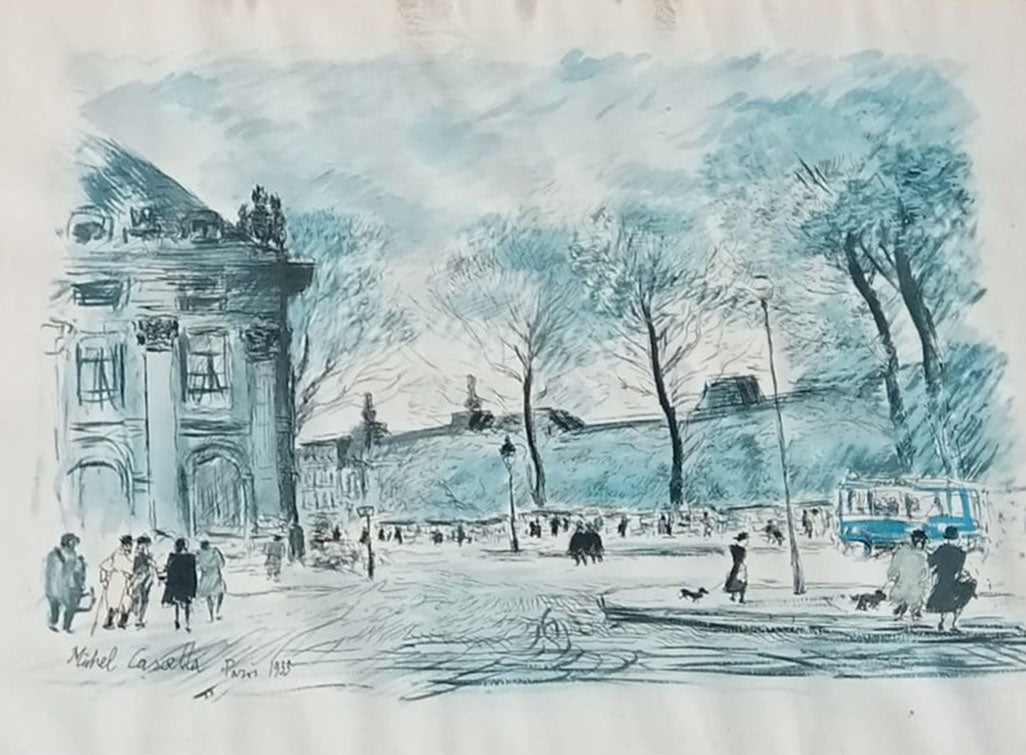 Michele Cascella - Litografie (serie Paris)