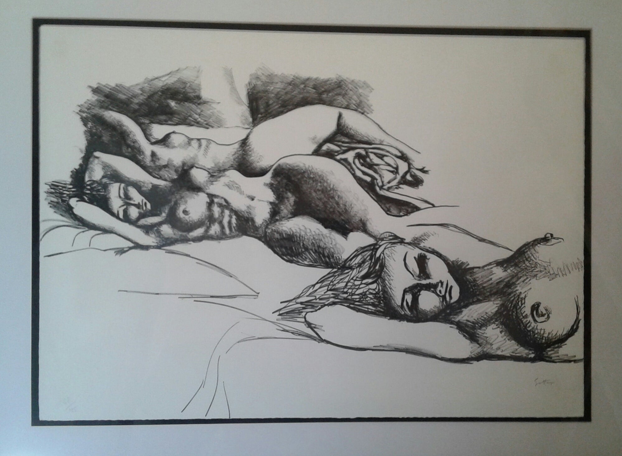 Renato Guttuso - Reclining Nudes
