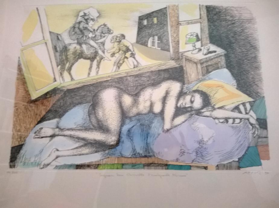 Ugo Attardi - He Dreamed of Don Quixote