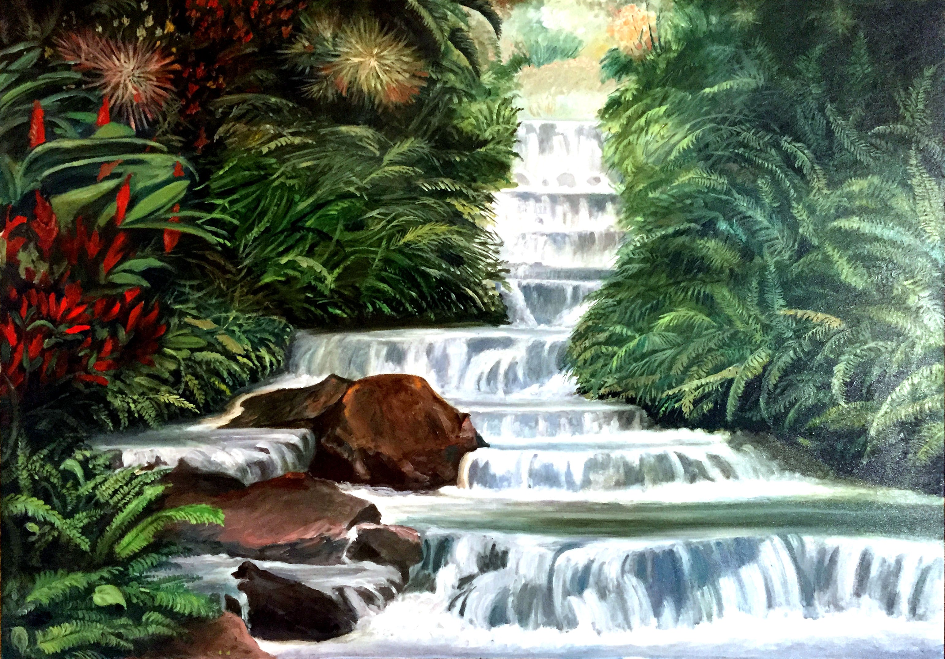 Emilio Navarino - Vista de la Cascada