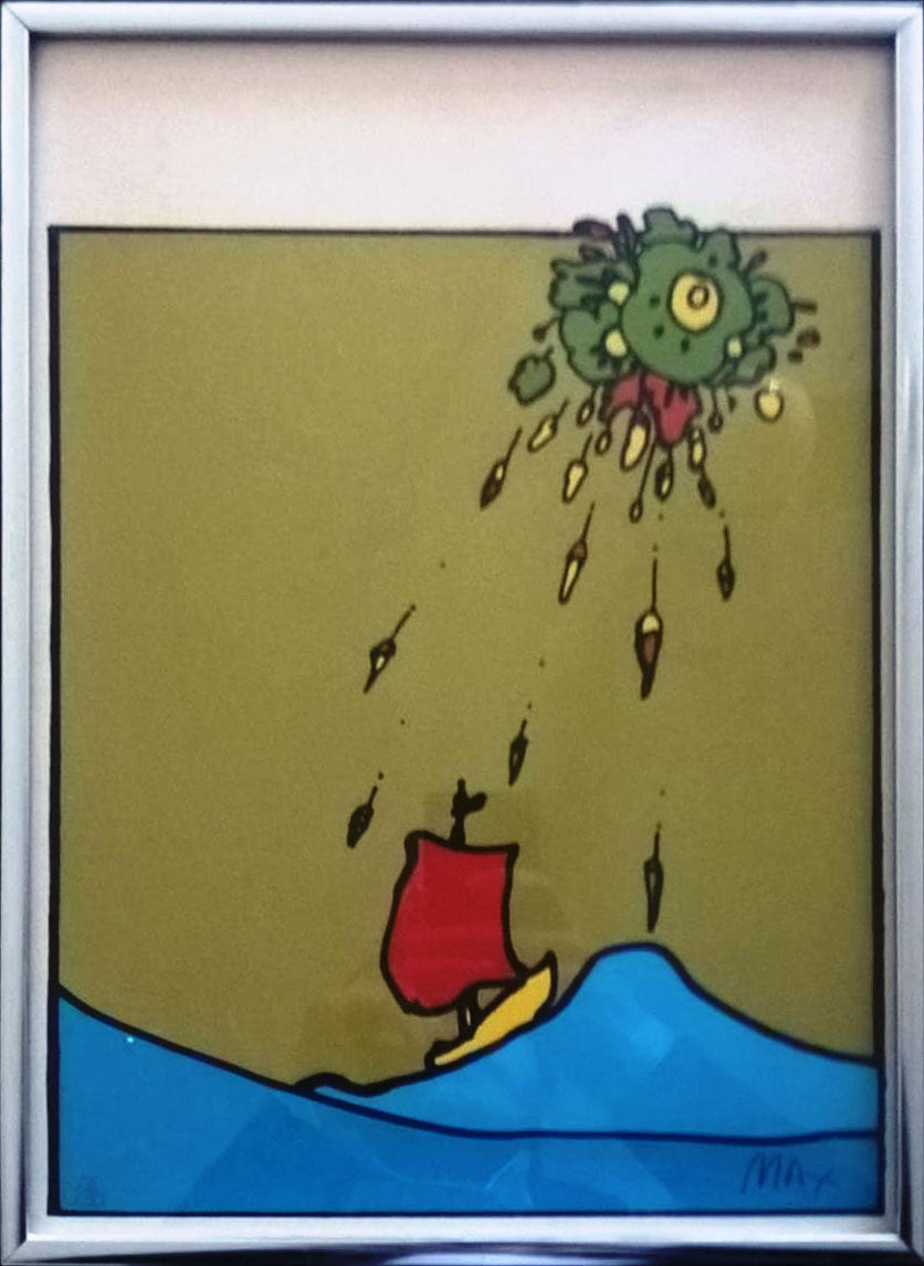 Peter Max - Pioggia di fiori