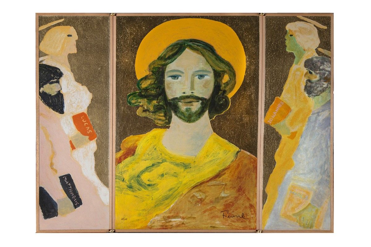 Salvatore Fiume - The Smiling Christ (Triptych)