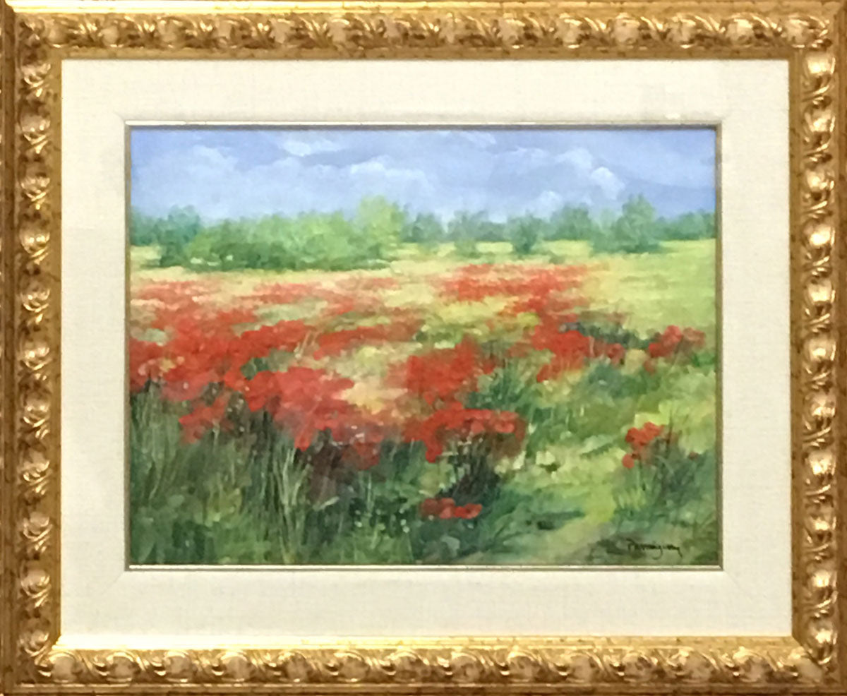 Aldo Parmigiani - Campo di papaveri