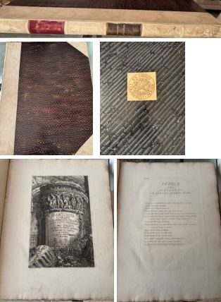 Antigüedades romanas - Giambattista Piranesi/Firmin Didot Brothers Libraj (4 volúmenes)