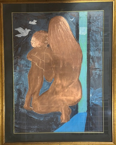 Autor desconocido - Mujer y niño