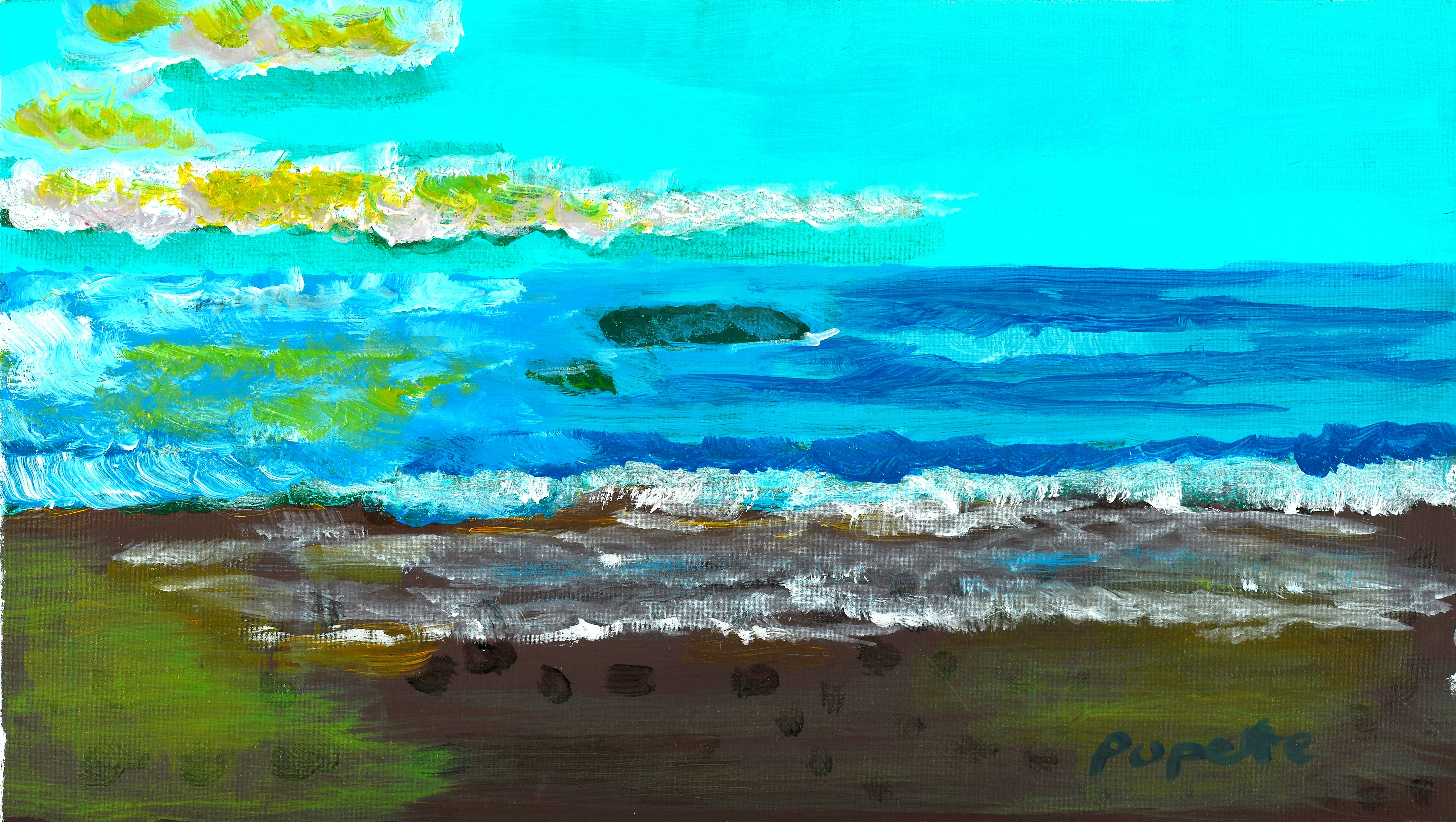 The whispering of the sea