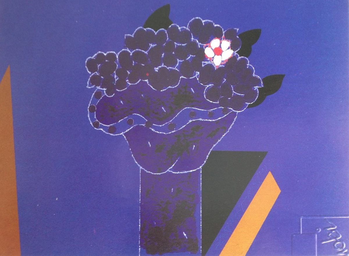 Concetto Pozzati - Cinque petali