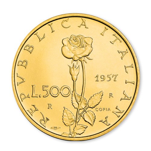 500 Lire Flags Against the Wind from 1957 and 500 Lire Caravels from 1958 - Editalia IPZS