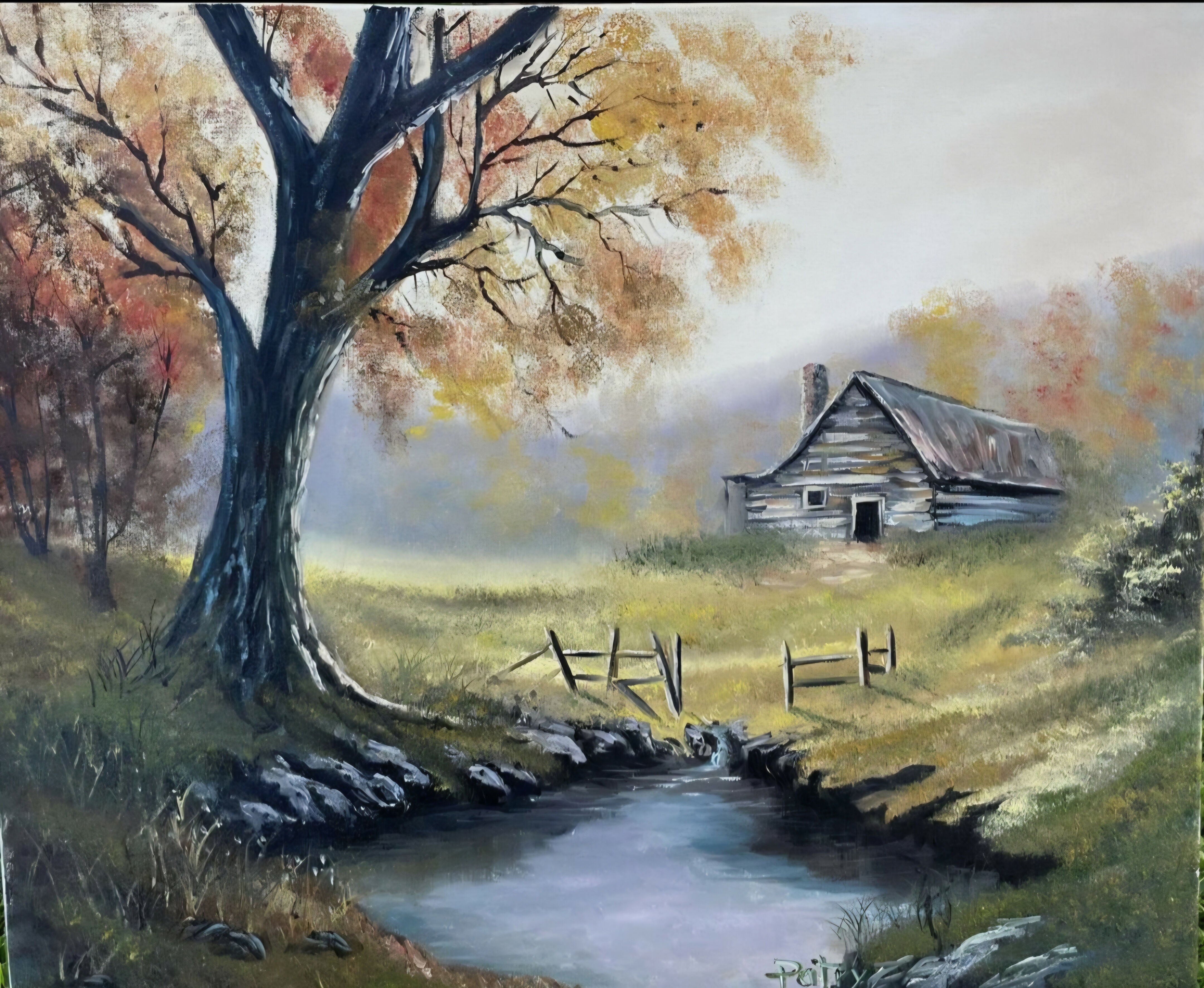 Cabin in the fog