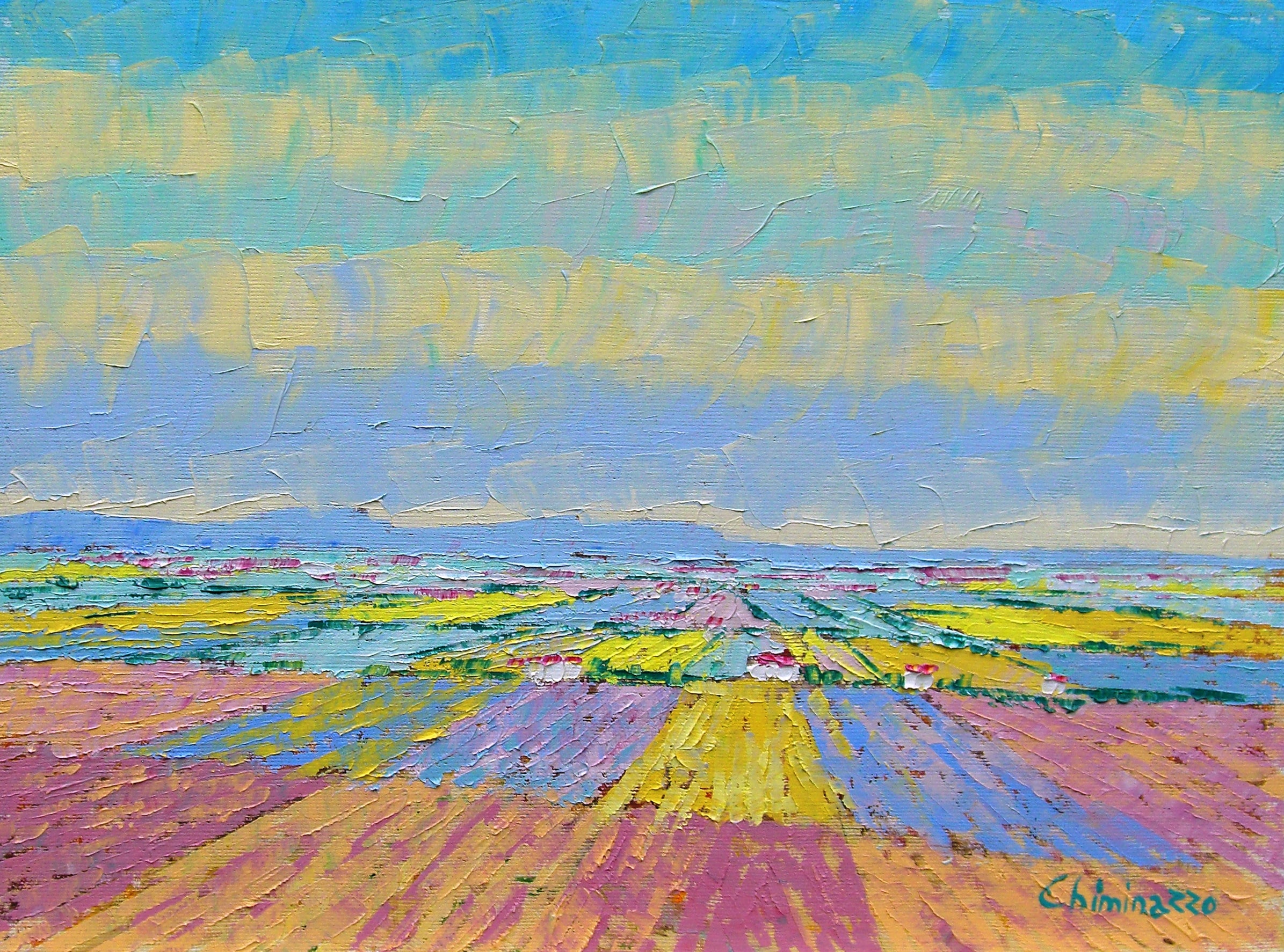 countryside, vibrations of colors op. n. 10
