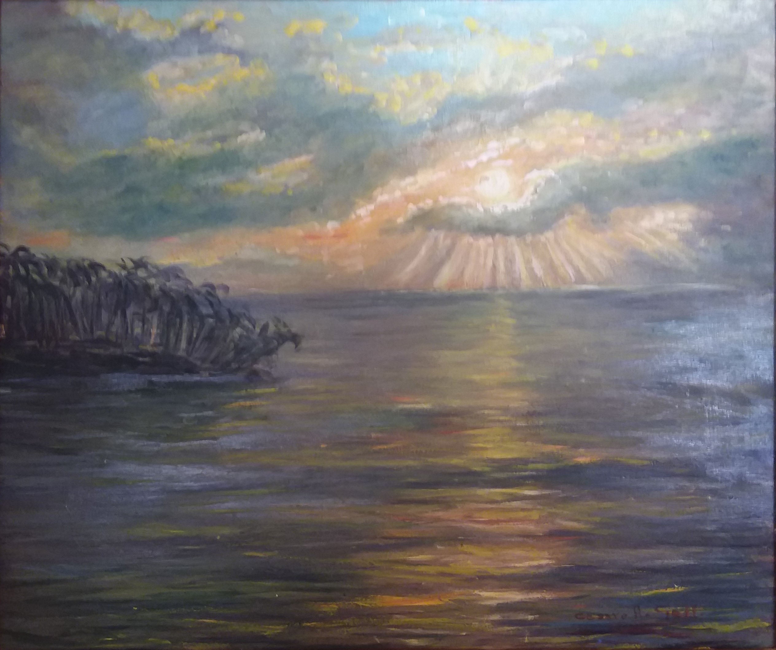 Cesare Galli - Atardecer en las Bahamas