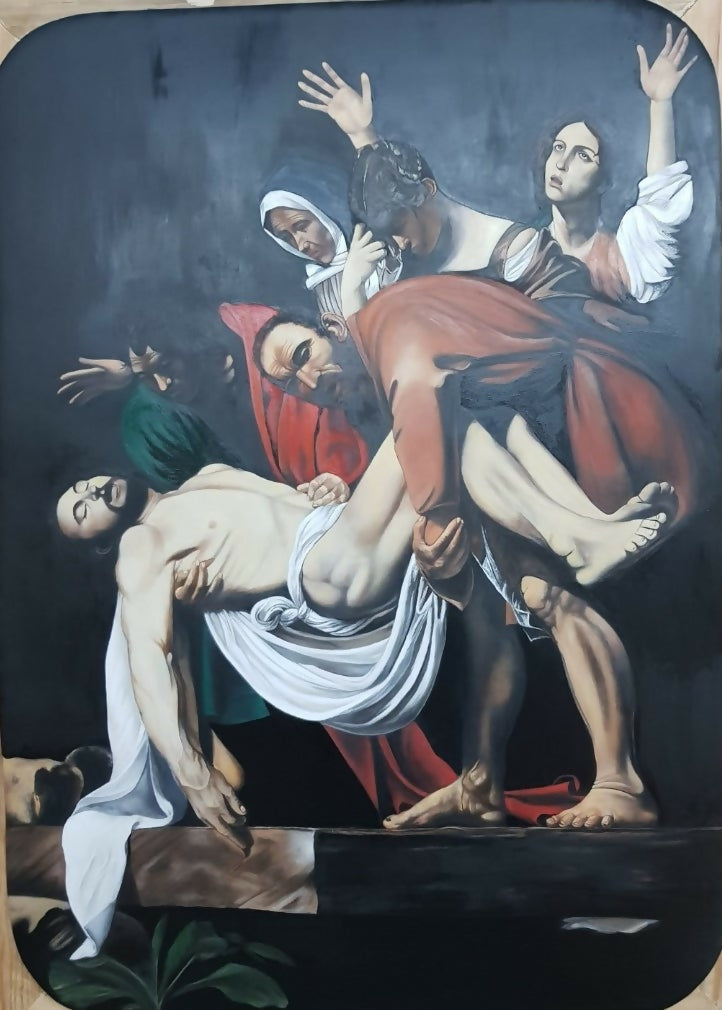 Copy of Caravaggio's "Deposition"